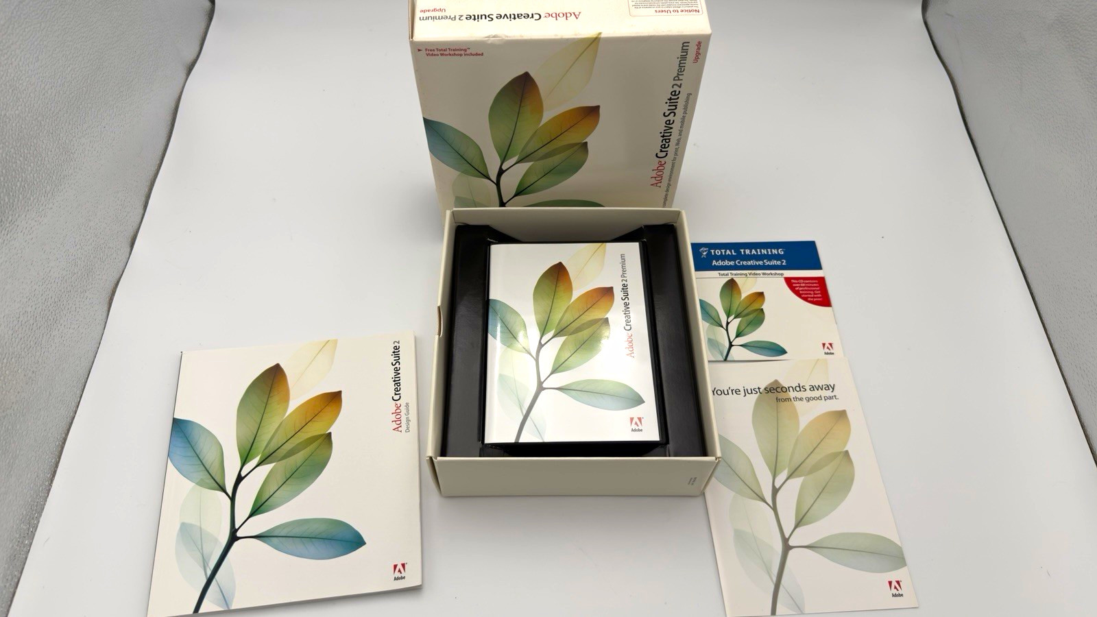 Adobe Creative Suite 2 Premium Upgrade Mac Complete Box w Serial Keys CS2