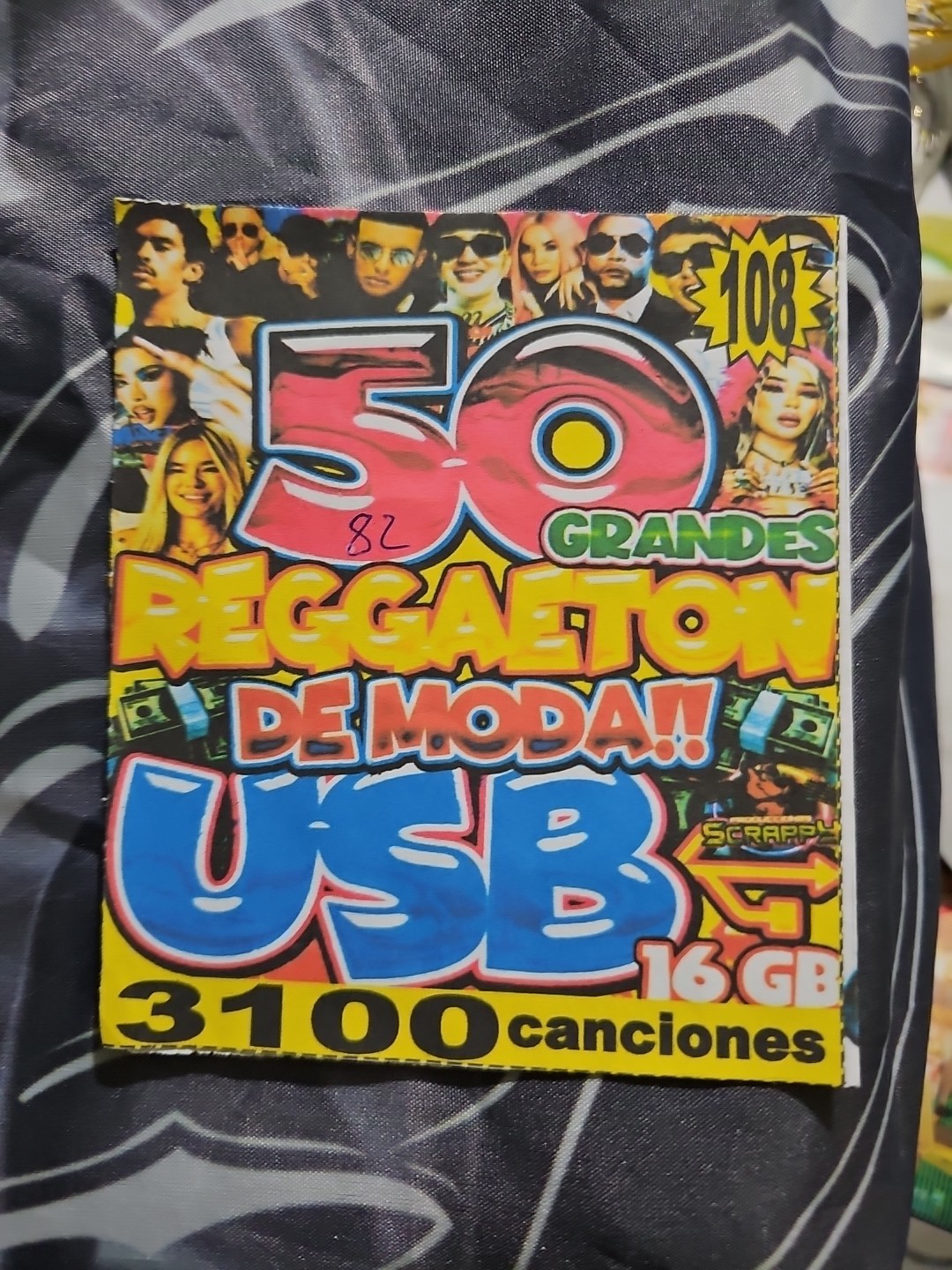 USB 16 Gb Flash Drive Con  3.100 Rolas Reggaeton