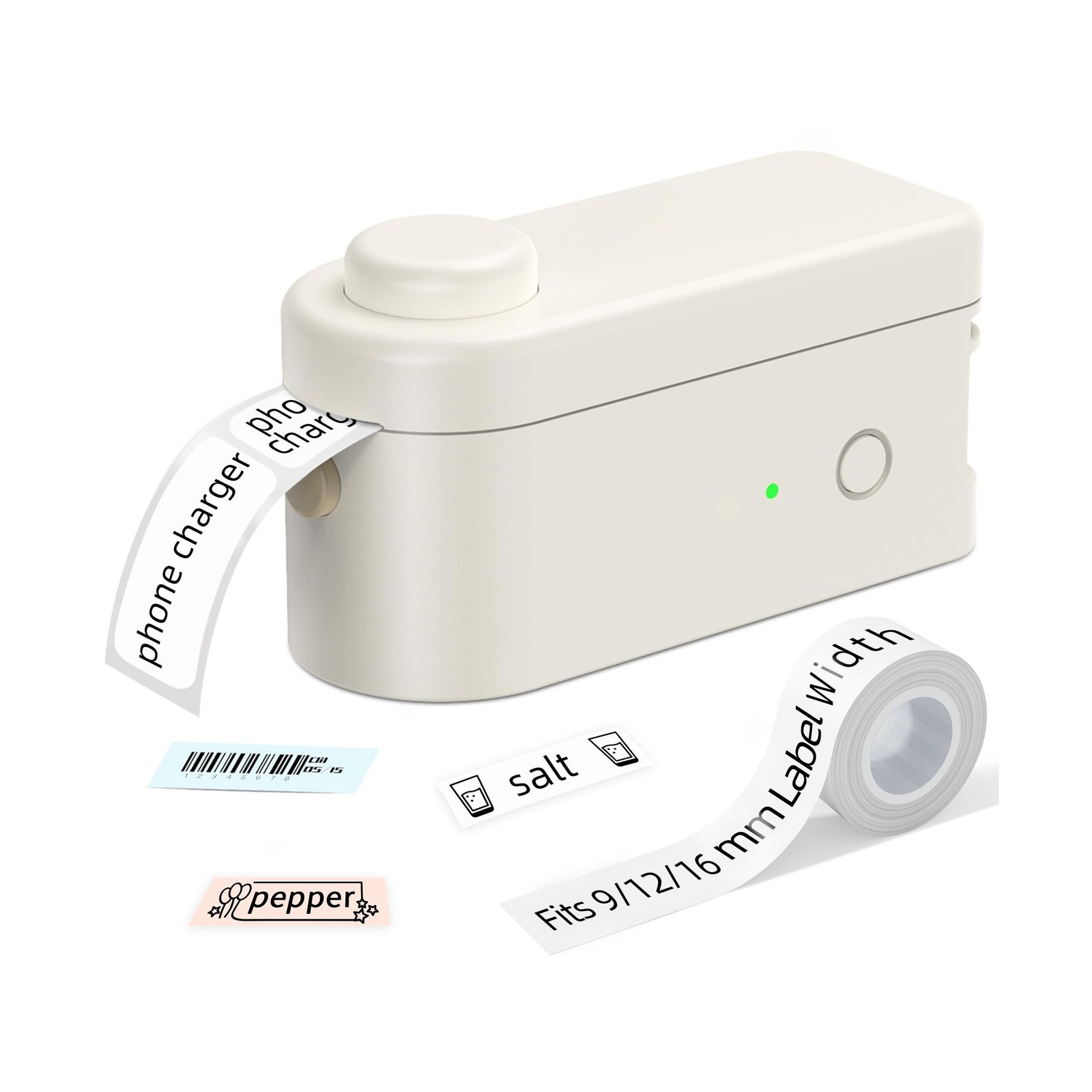 Makeid L1 Label Maker Machine with Tape - Portable & Rechargeable Label Maker...