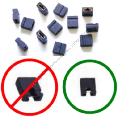 Lot100 Micro/Mini Jumper/Jump Block 2mm Computer/HD/CD/SCSI/PCB/Circuit Board