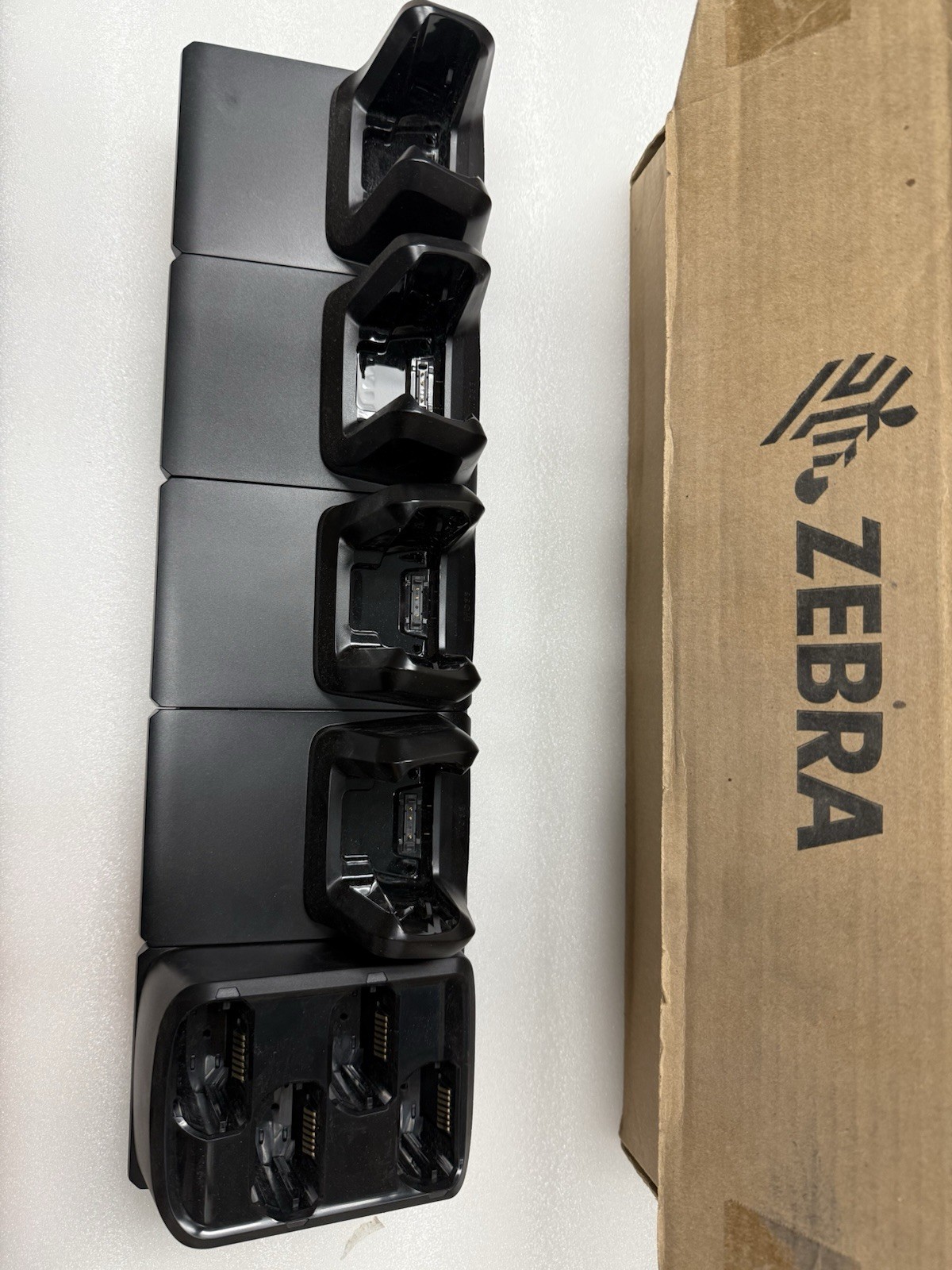 Zebra 5 Slot Charge Only Cradle W/spare Battery Charger W/ Power Supp Mc33