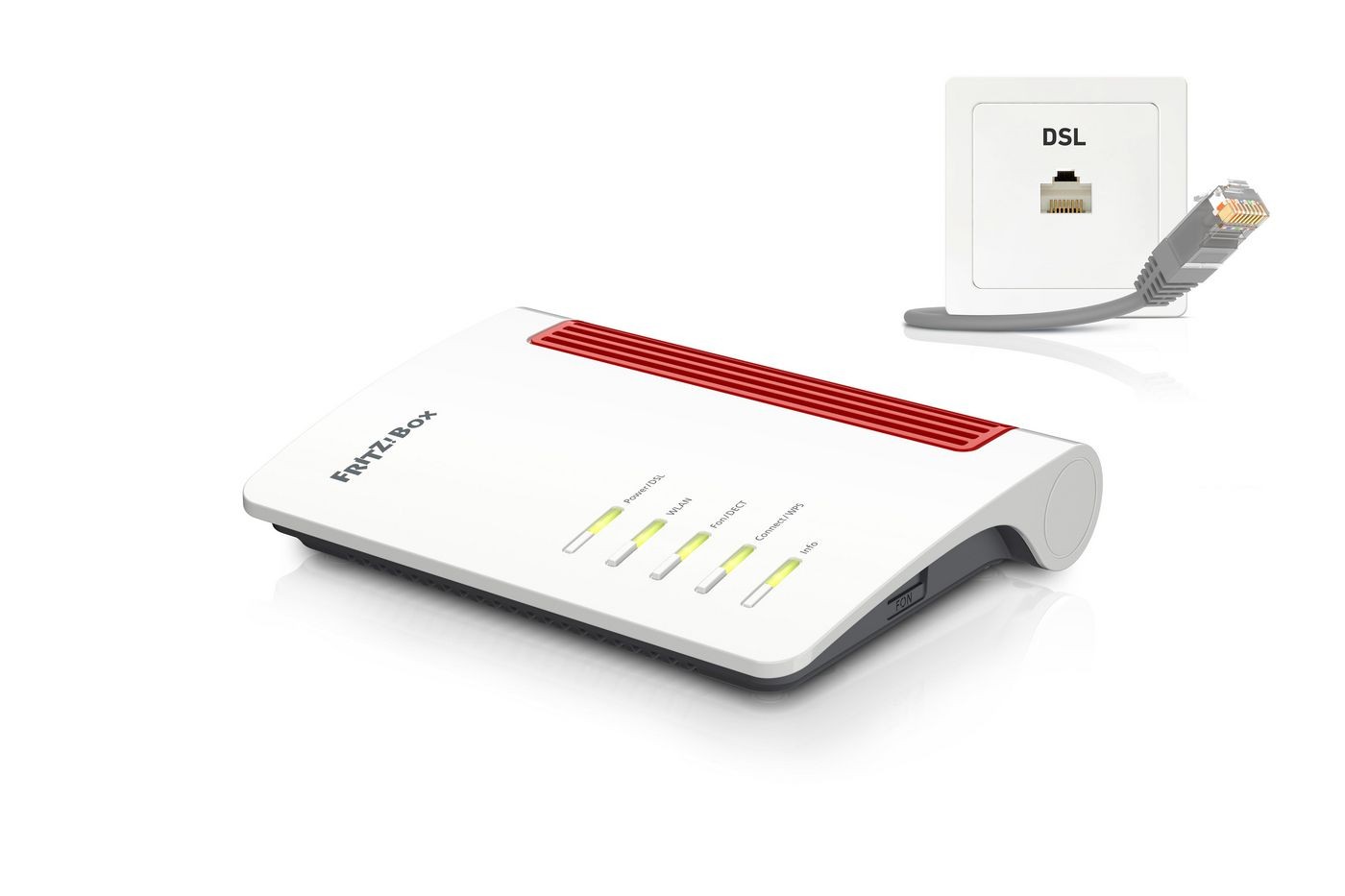 AVM 20002839 FRITZBox 7530 Wireless Router Gigabit Ethernet Dual-Band (2.4 ~E~