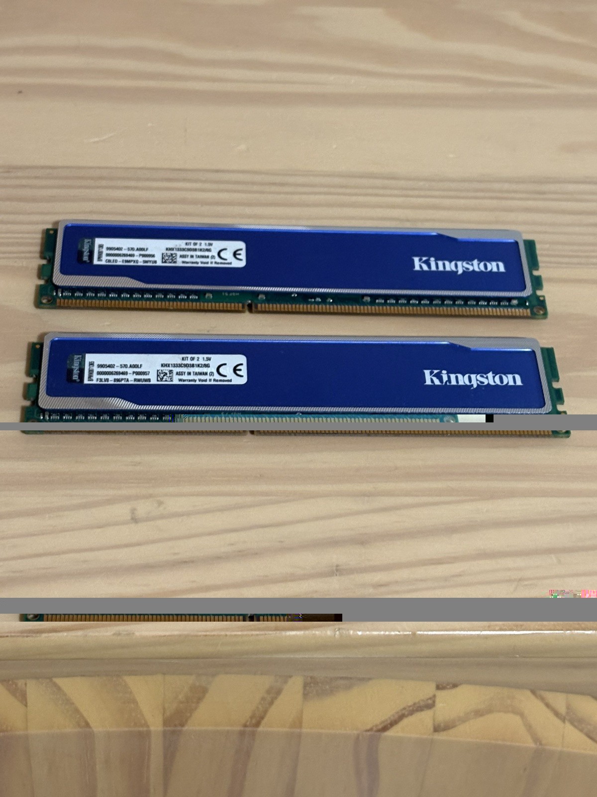 Kingston HyperX BLU 8GB (2x4GB) DDR3 Computer Memory RAM, KHX1333C9D3B1K2/8G