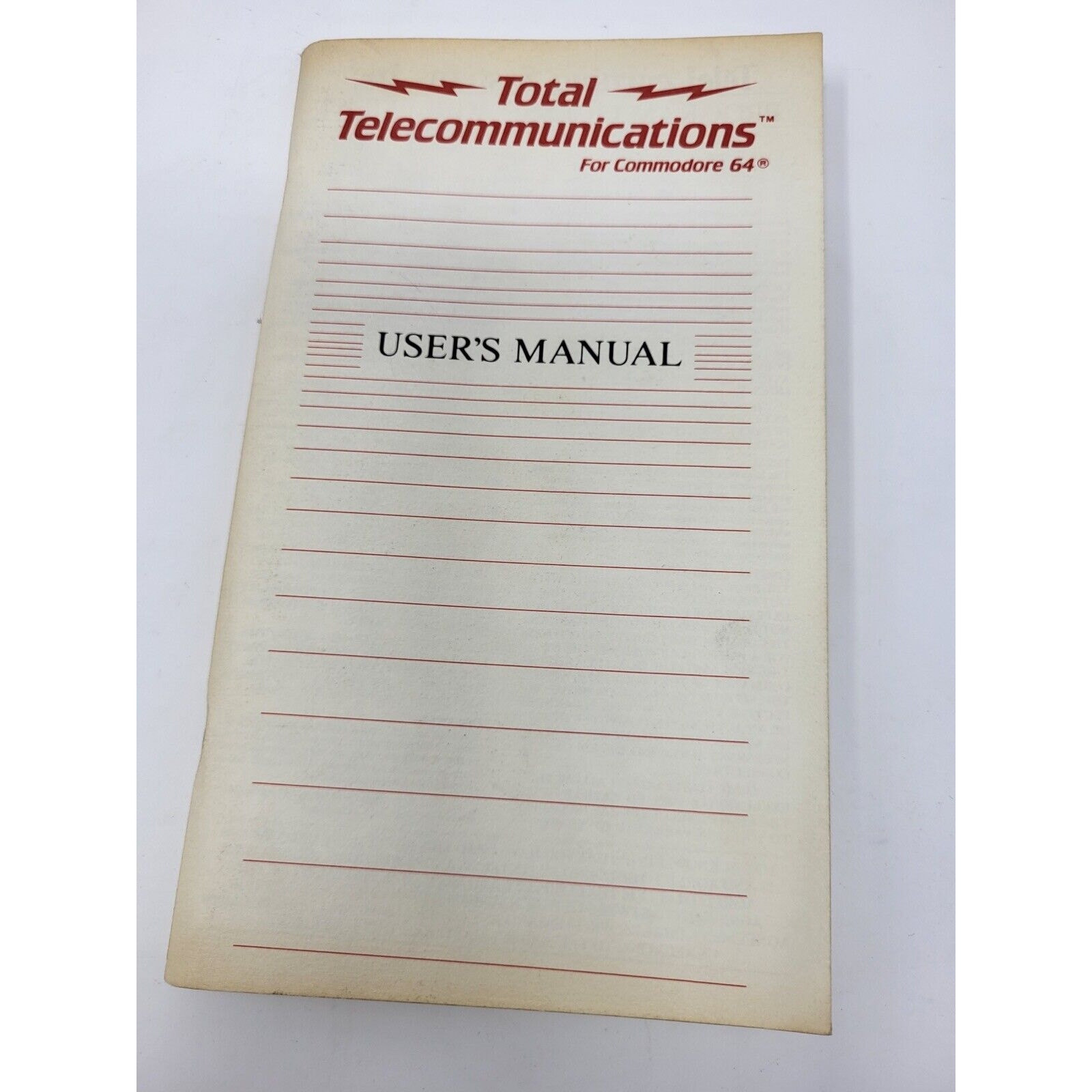 Total Telecommunications for Commodore 64 User’s Manual 1984
