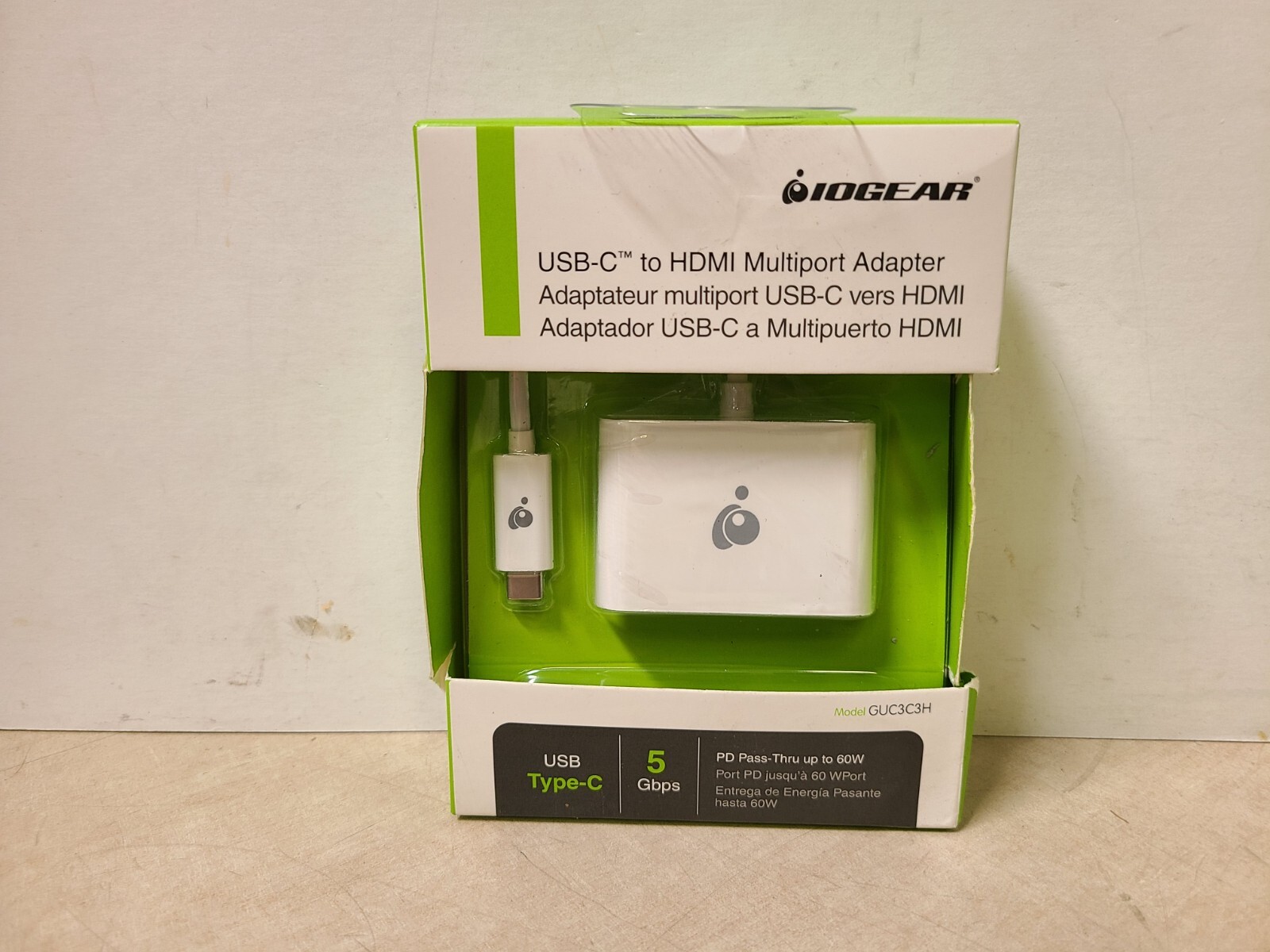 IOGEAR Usb-C To Hdmi/Usb Multiport Adapter With Pd Pass-Thru, GUC3C3H