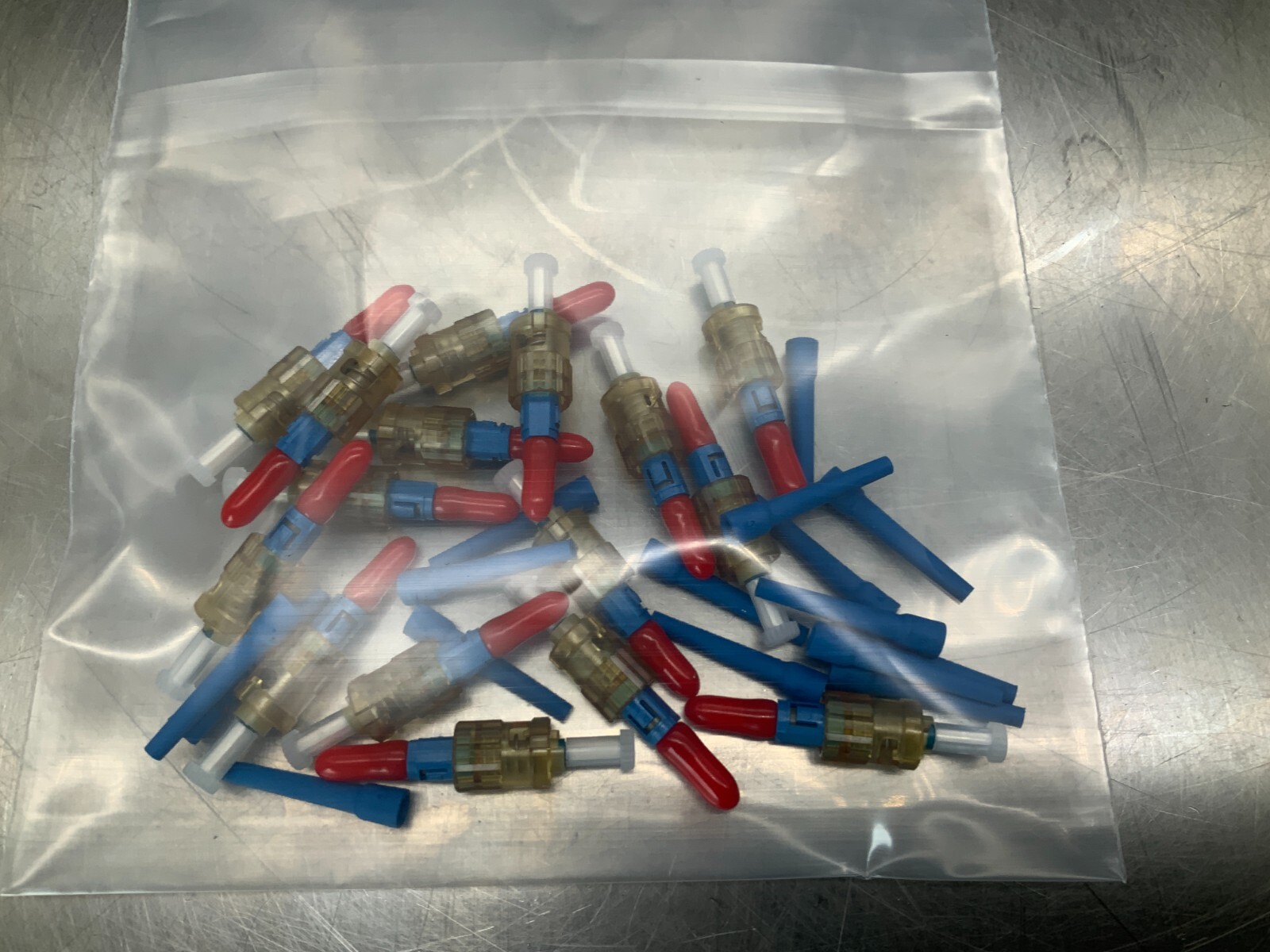 (16) Panduit FSTSCBU-C Fiber Optic Connectors