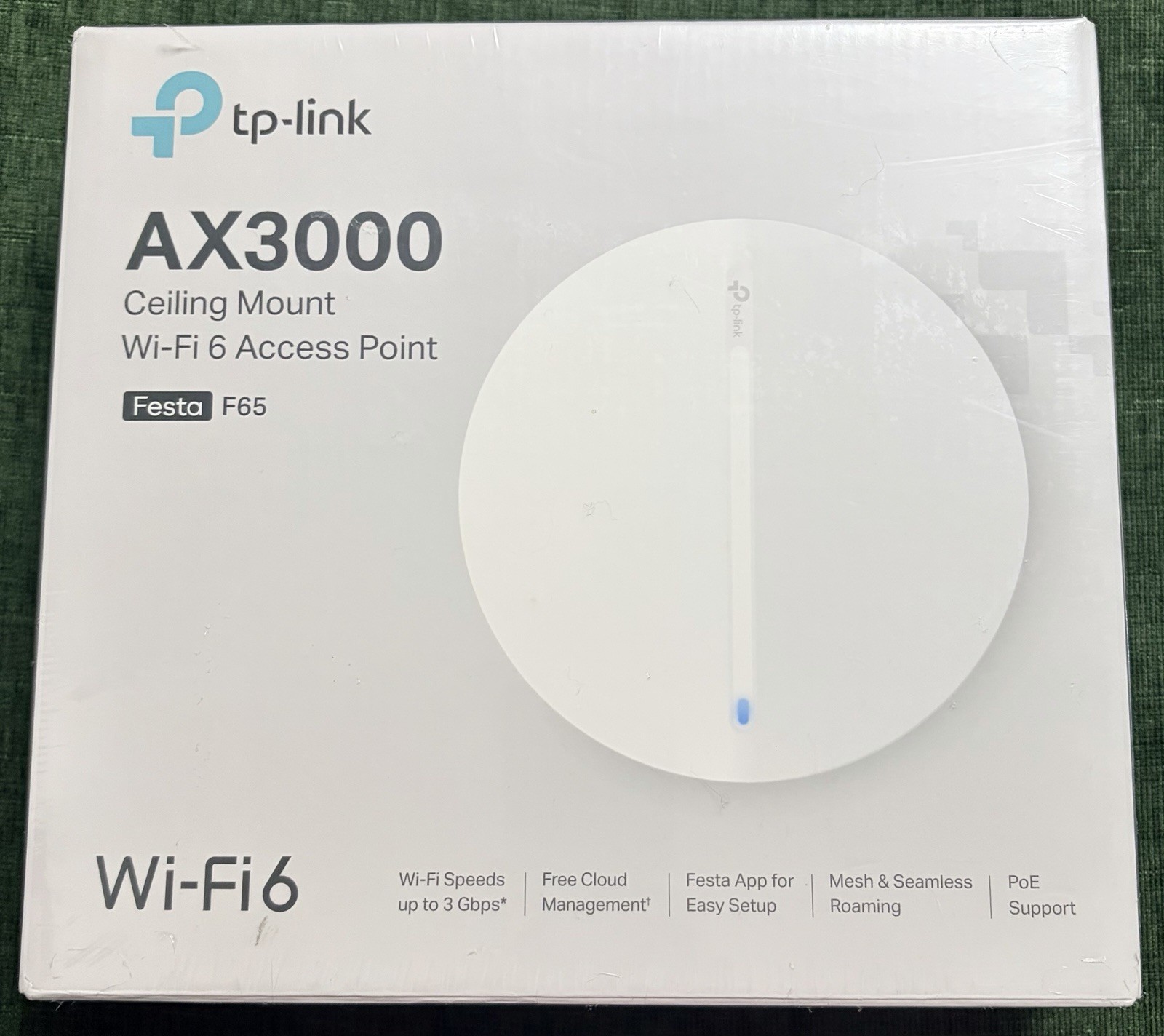 TP‑Link Festa F65 AX3000 Wi‑Fi 6 Access Point Ceiling Mount