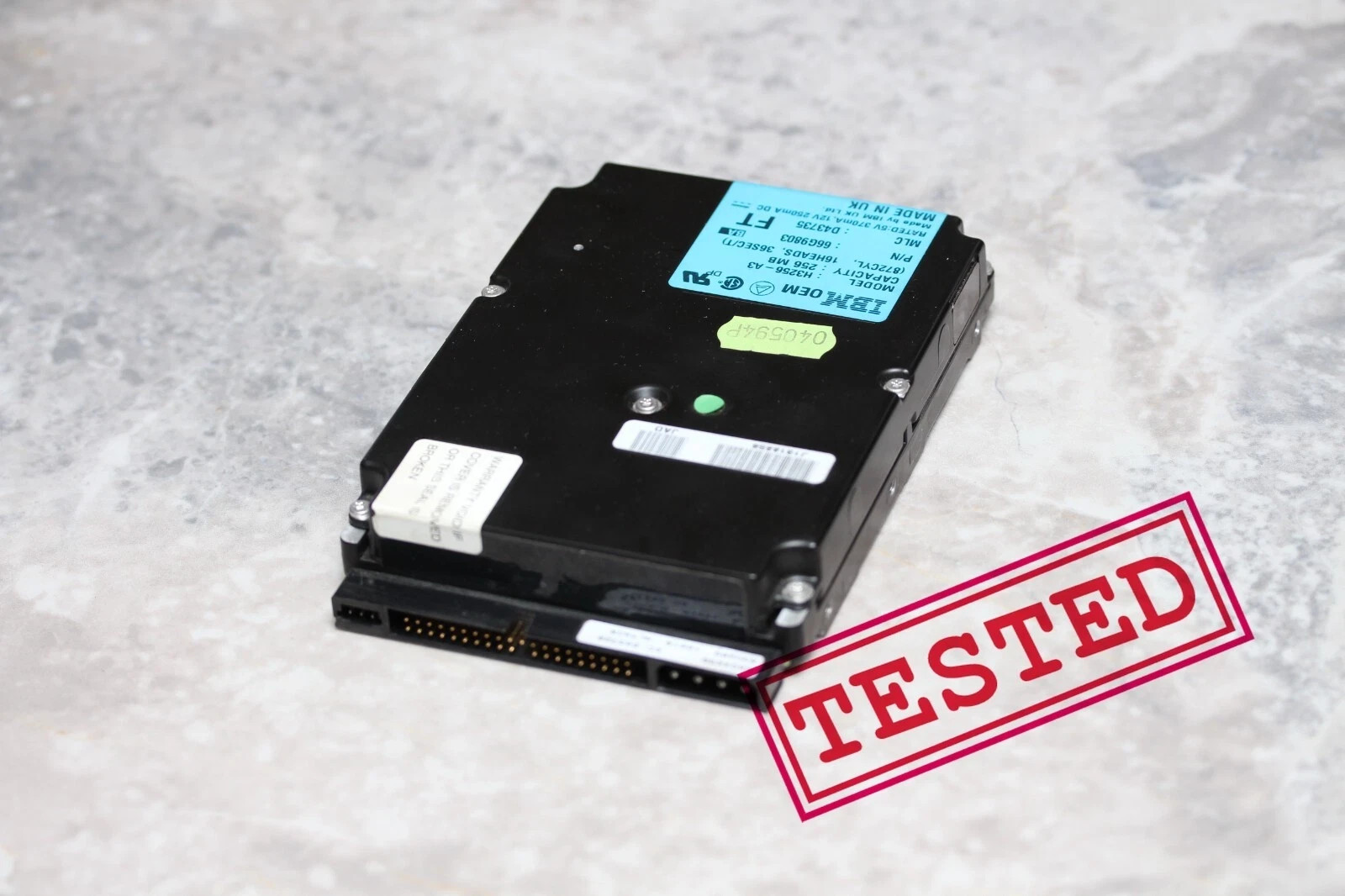 ATA/IDE 256MB IBM H3256-A3 3.5"/SL IDE/AT Hard Disk Drive. 100% HEALTH #2