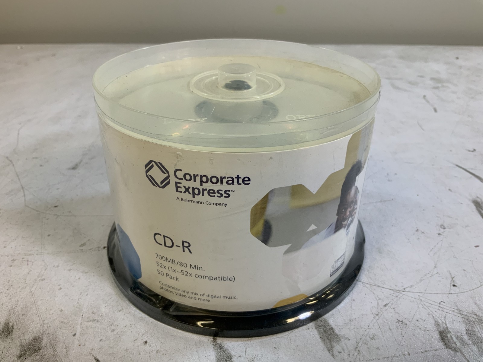 Corporate Express CD-R 700MB/80 Min. 50 Pack Recordable Disc "A6D"