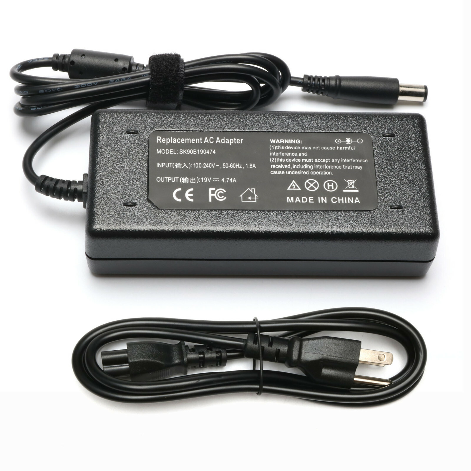 Power Supply Adapter Charger for HP Compaq 6735b 6910p 8510p 8510w 8710p 8710w