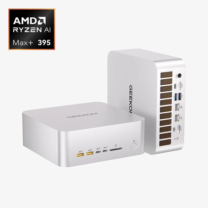 GEEKOM A9 Mega AI Mini PC with AMD Ryzen Al Max+ 395 - 128GB LPDDR5x AI RAM