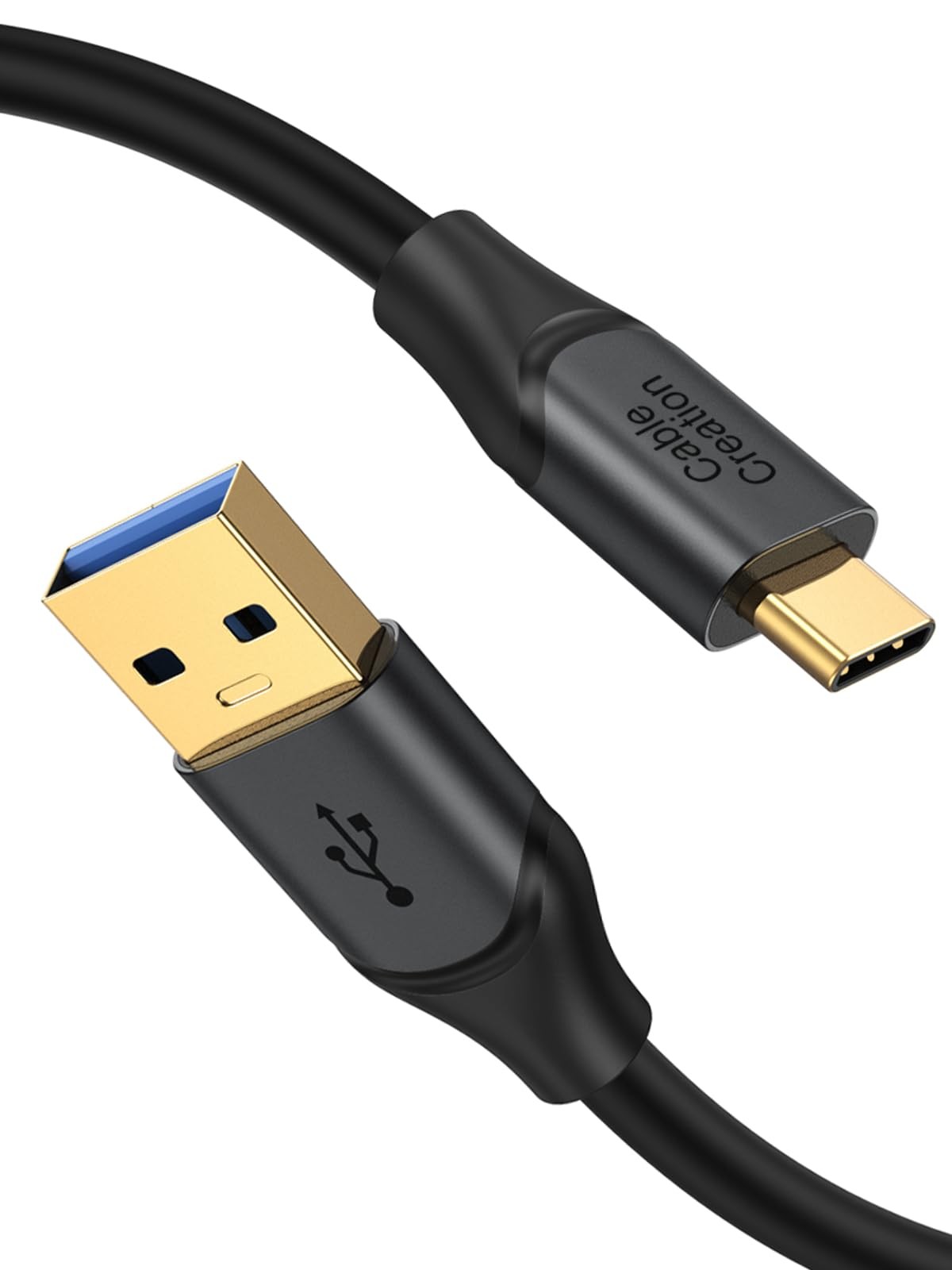 CableCreation USB C to A Cable 1FT,USB 3.1 3.2 Gen2 1FT/0.3m, Black
