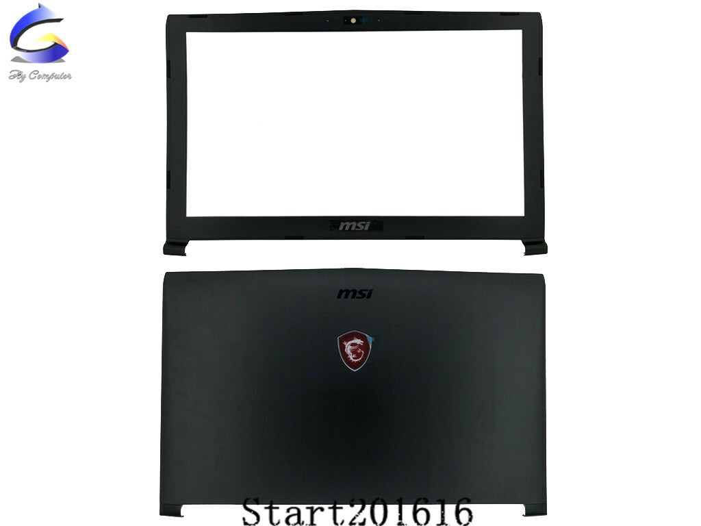 New For MSI GV62 7RC MS-16JD 7RD MS-16J9 LCD Back Cover + LCD Front Bezel Cover