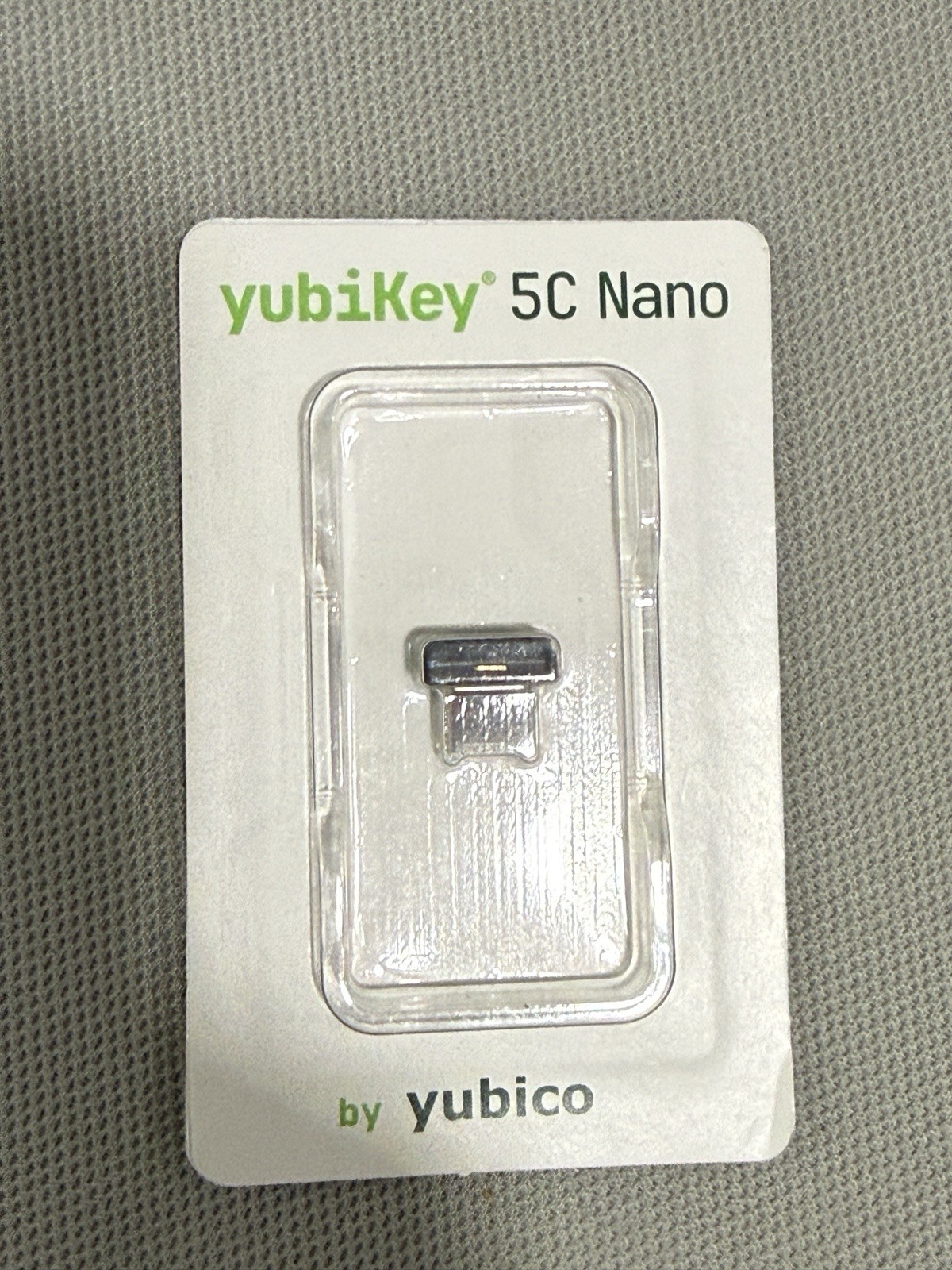 Yubico YubiKey 5C Nano Two Factor Authentication USB Security Key NEW SEALED