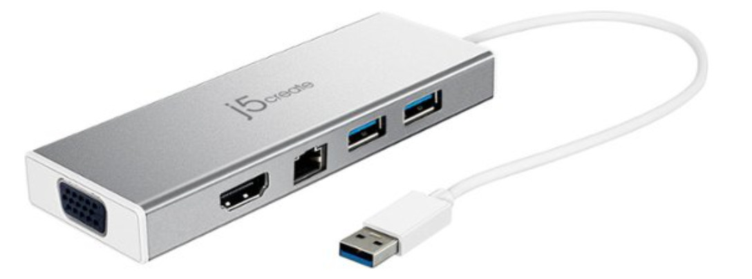 j5 create USB 3.0 Mini Dock Dual HDMI & VGA | Model JUD380 Windows/macOS $79.99
