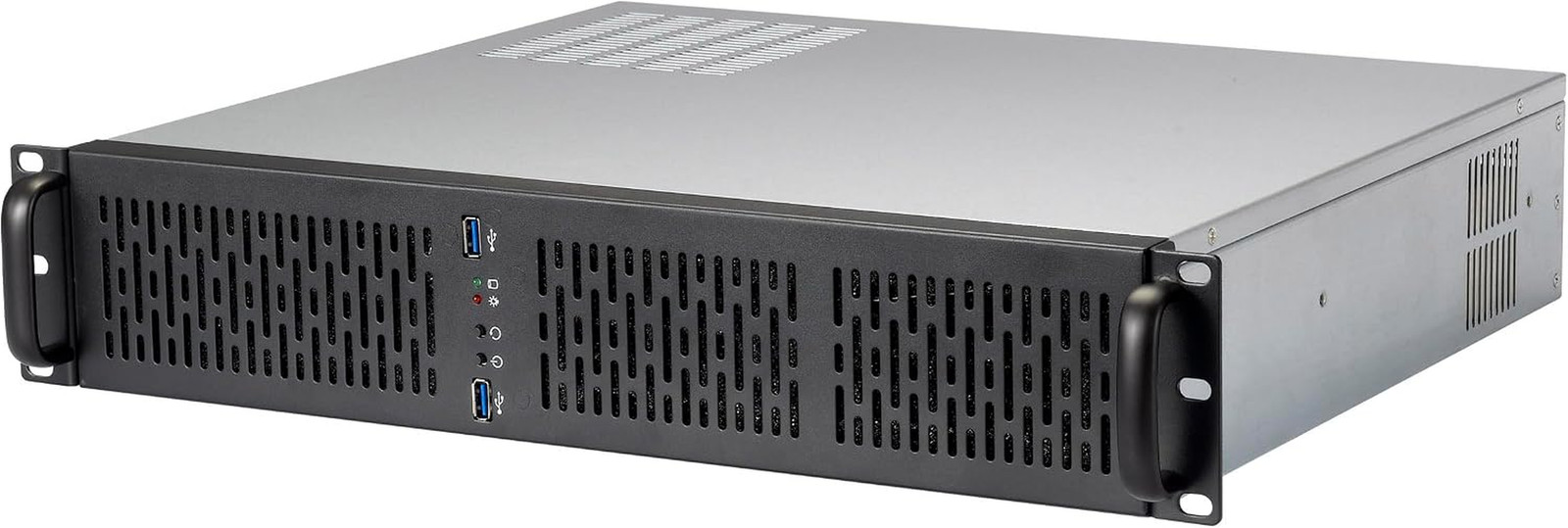 2U Server Chassis Rackmount Case | 4 X 3.5 HDD Bays | Micro-Atx Compatible | 3 X
