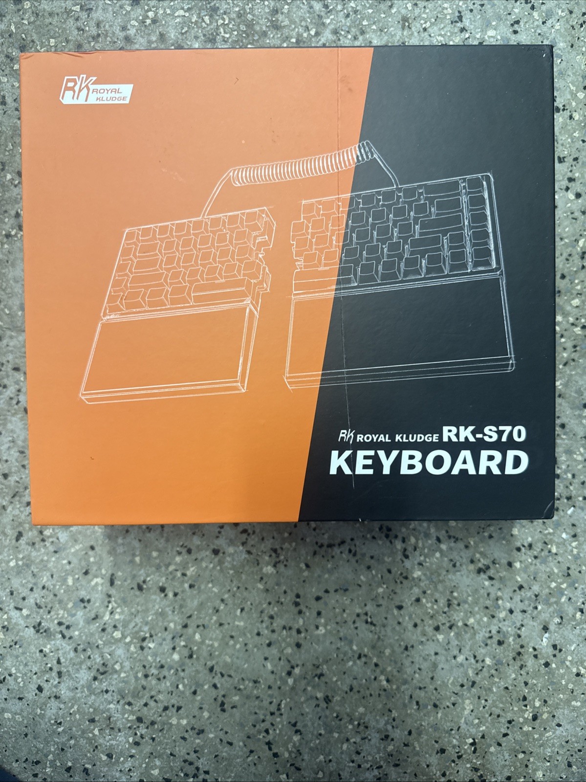 Royal Kludge RK ROYAL KLUDGE RK-S70 RK-S70 Mechanical Keyboard Wired USB White