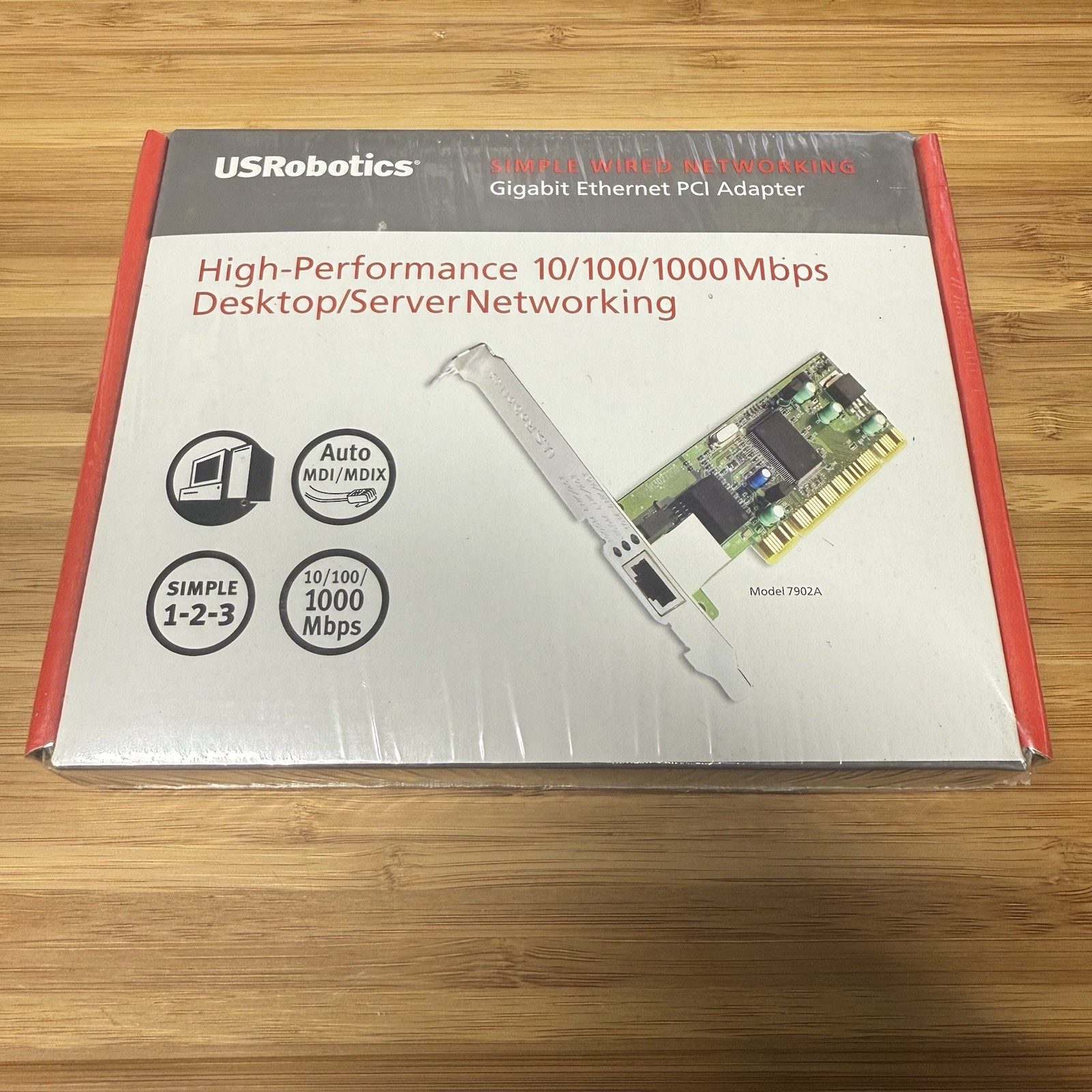 US Robotics 7902A PCI Gigabit Ethernet Card NEW Sealed | Windows 98