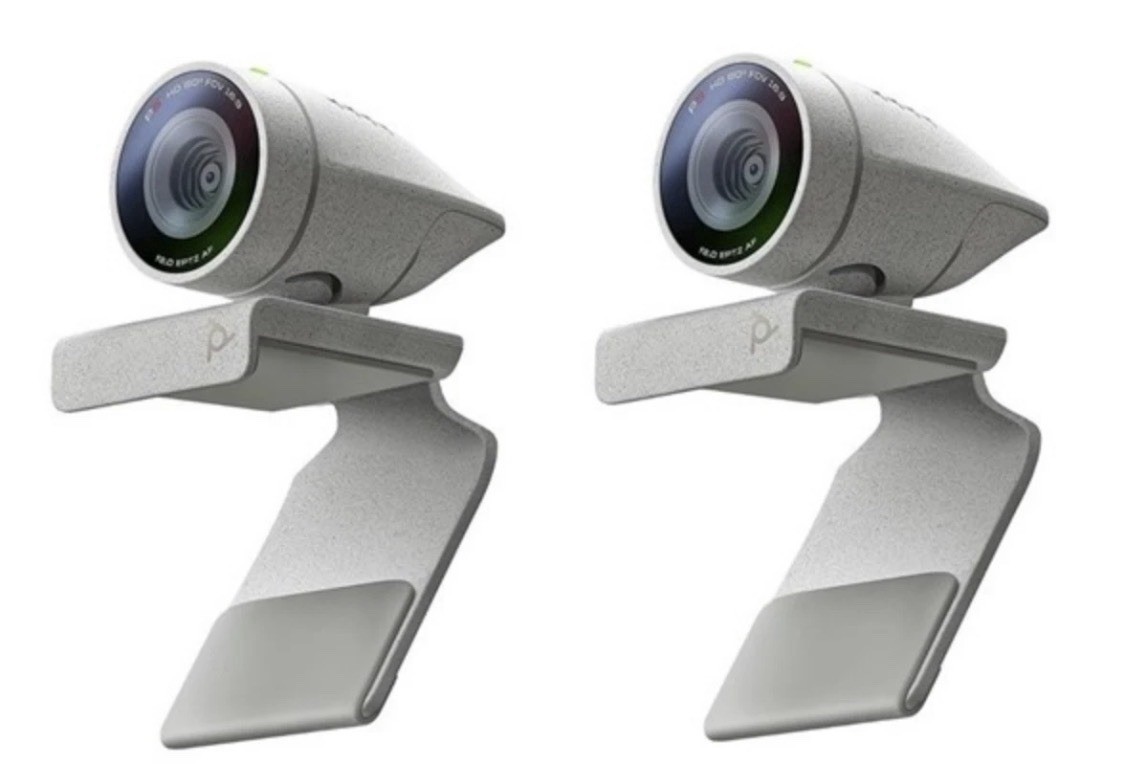 2-Pack Poly Studio P5 1080p HD Webcam USB Camera Privacy Shutter Zoom Teams PC