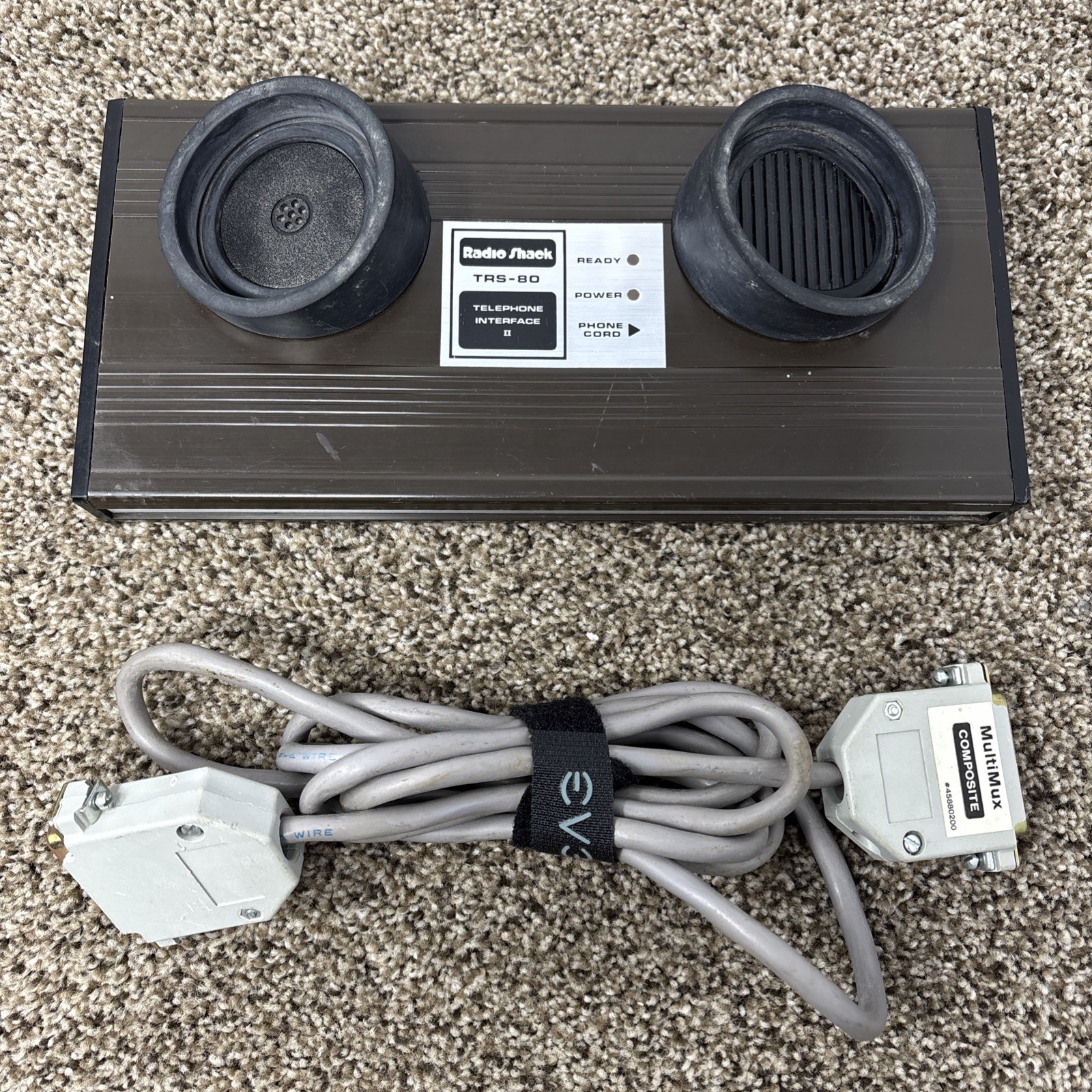Trs-80 Telephone Interface II Acoustic Coupler COMPLETELY UNTESTED AS IS