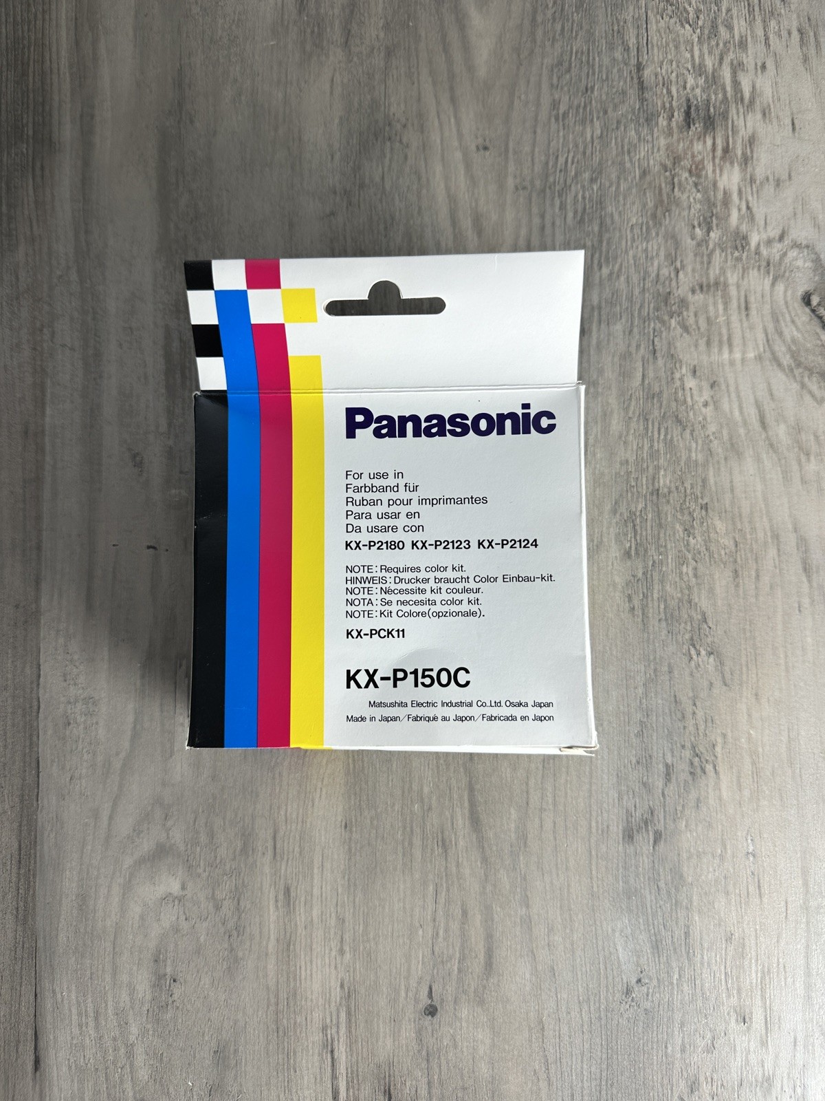 Panasonic KX-P150C Ink Ribbon 4-Color lot of 2