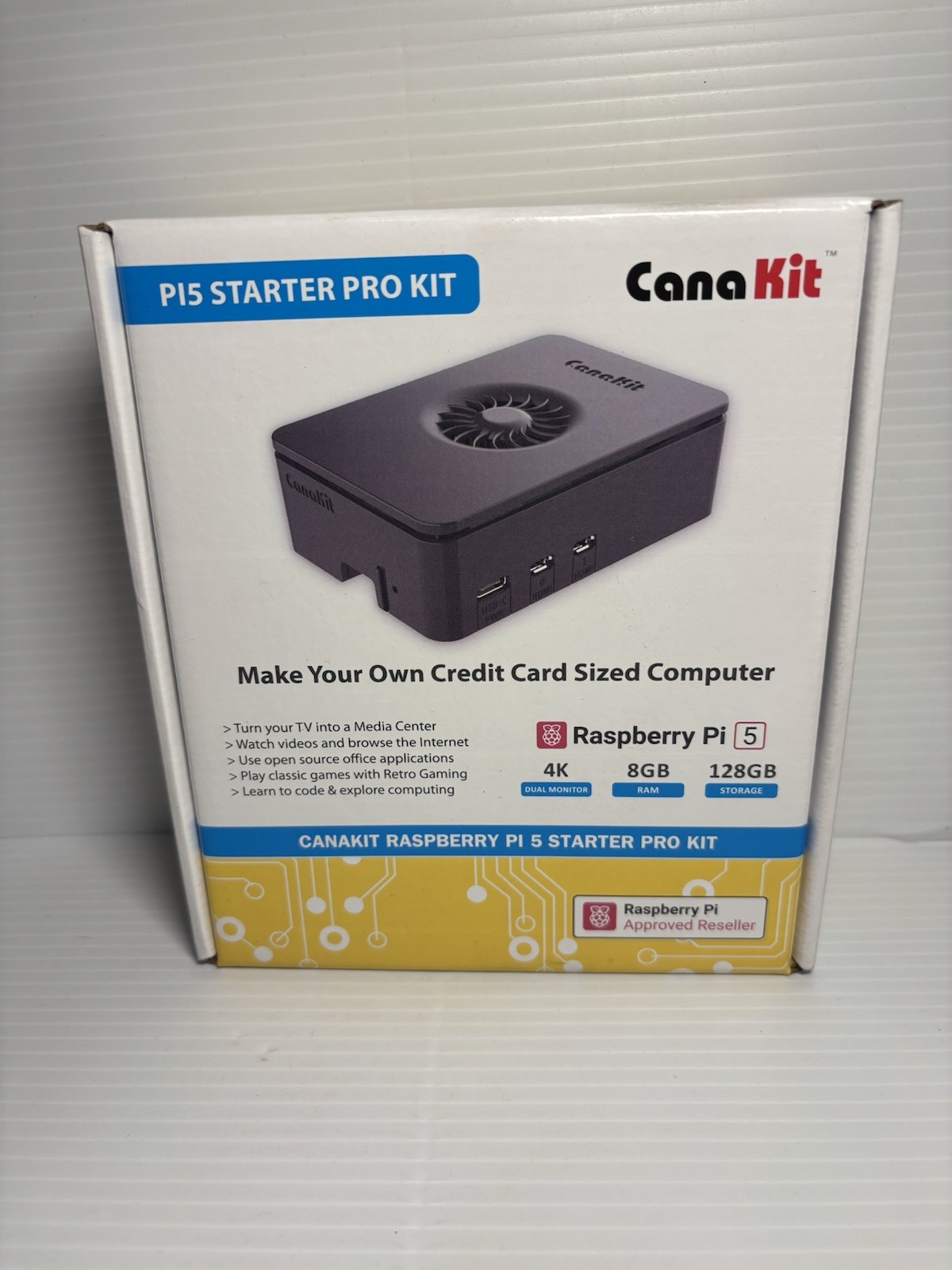 CanaKit - Raspberry Pi 5 Starter Kit - Turbine (8GB) - Black