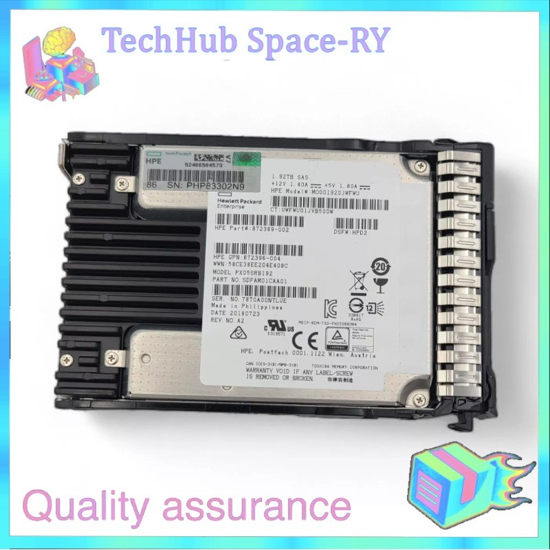 NEW HPE 1.92TB SAS 12G 2.5" GEN9 GEN10 Server SSD Replace 816572-B21 817051-001