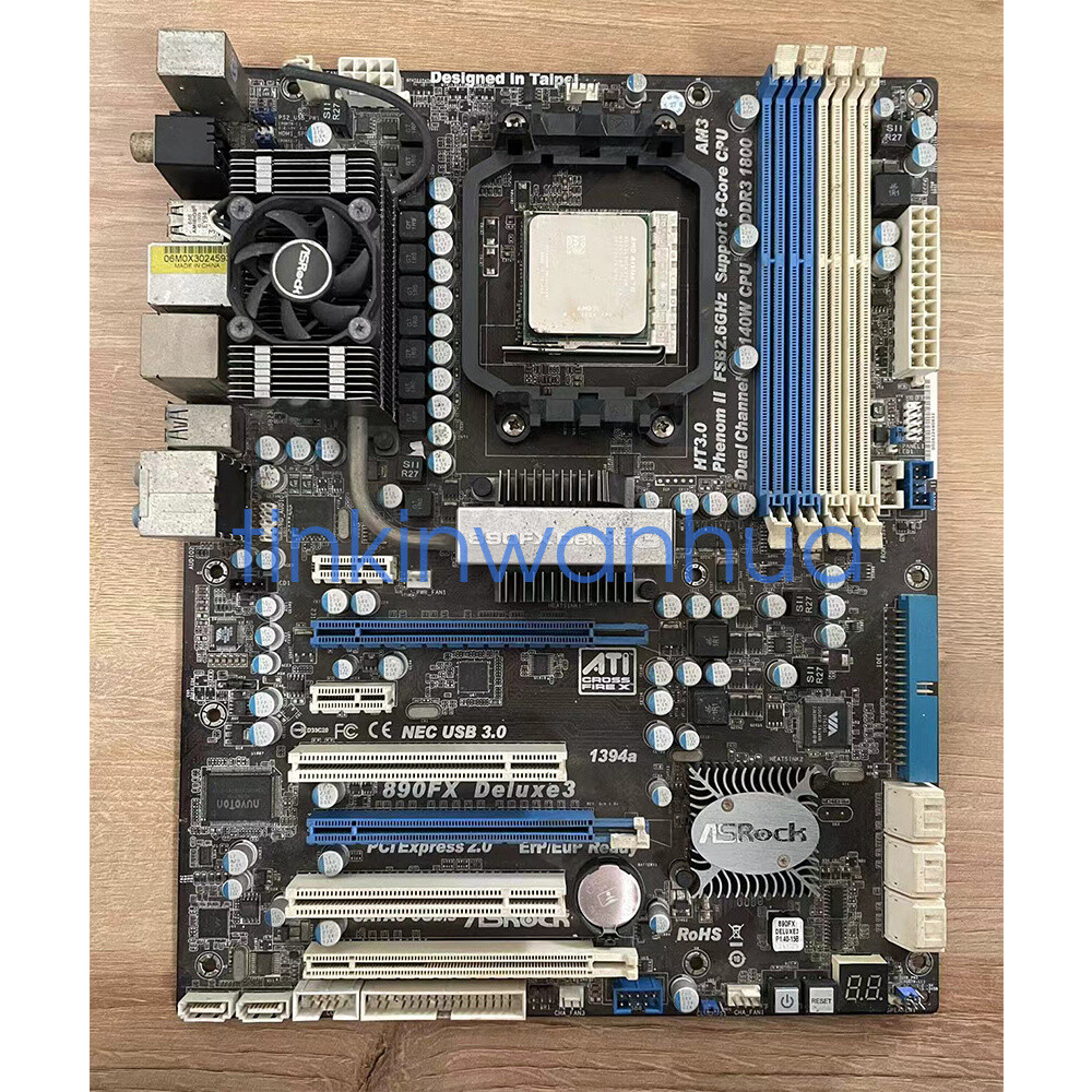 For ASRock 890FX Deluxe3 Socket AM3 DDR3 Motherboard 100% Tested