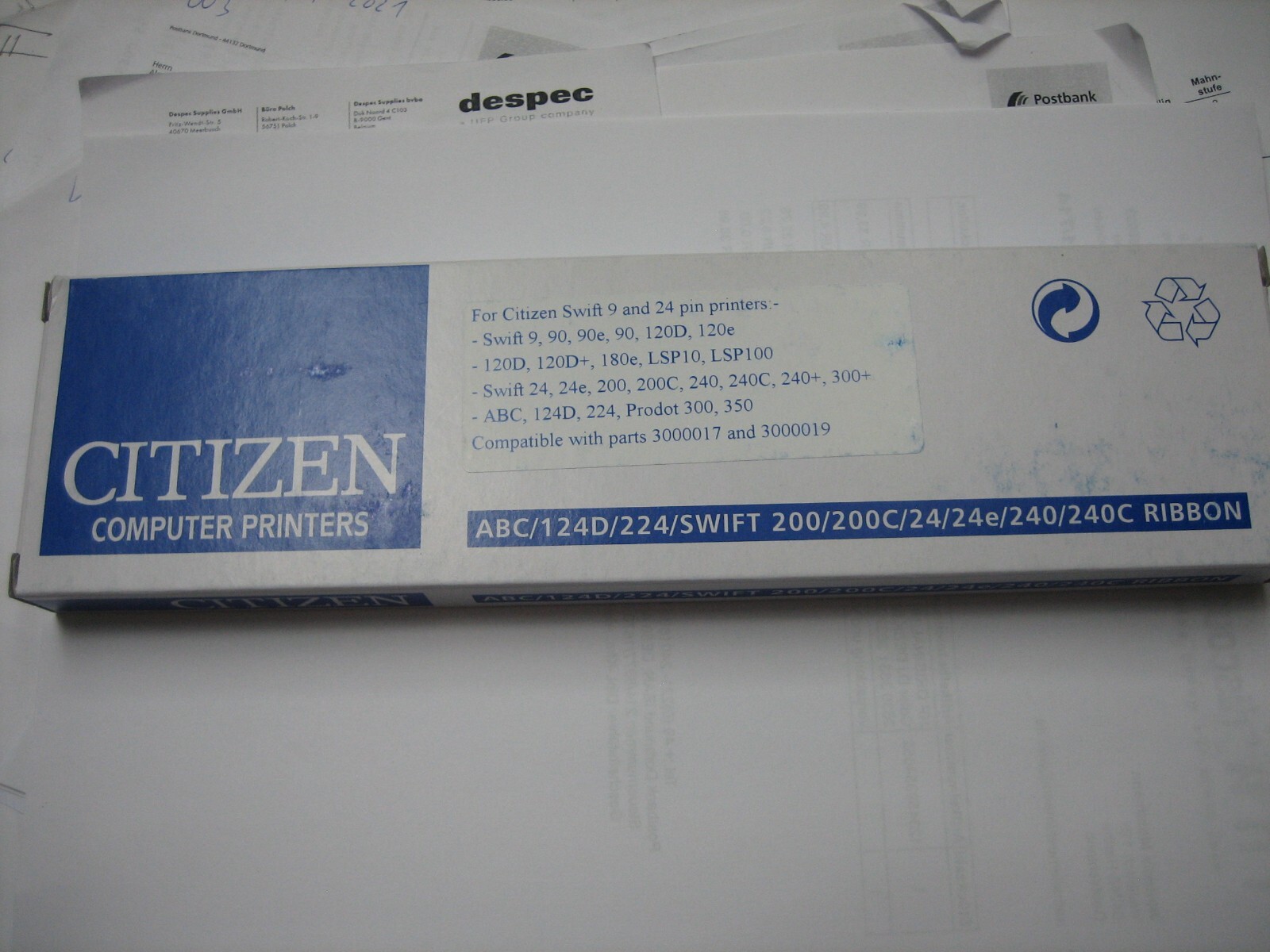 Citizen Original Ribbon for citizen Swift 24/124/200/224/240