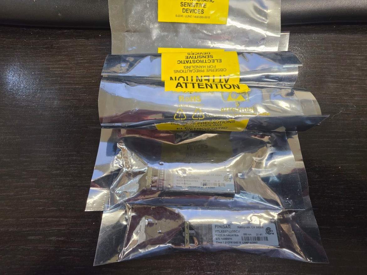 Finisar FTLX8574D3BCV SFP Modules Lot of 4 NEW