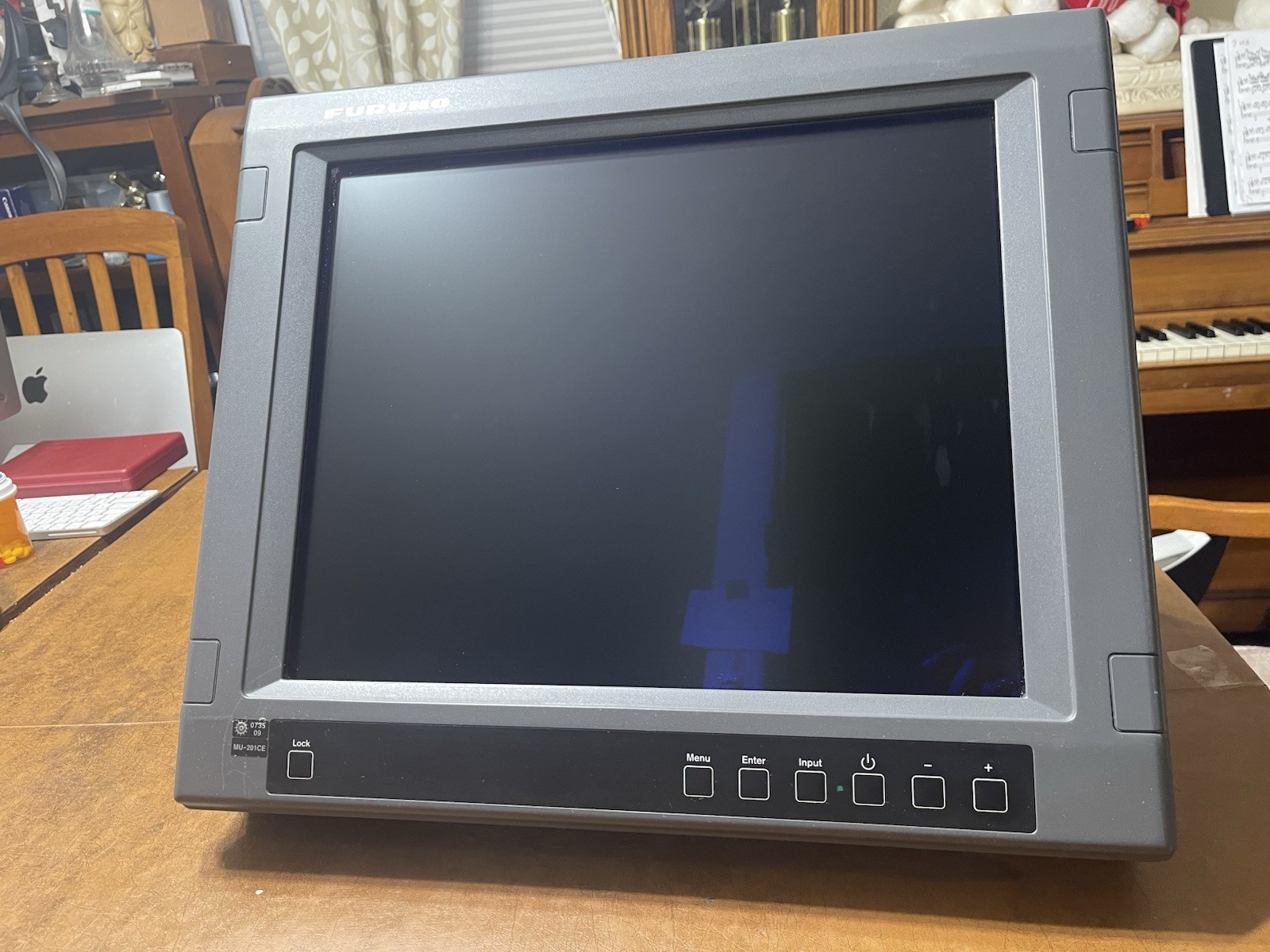 Furuno MU-201CE Monitor Unit, 20.1" Color LCD Monitor With Stand