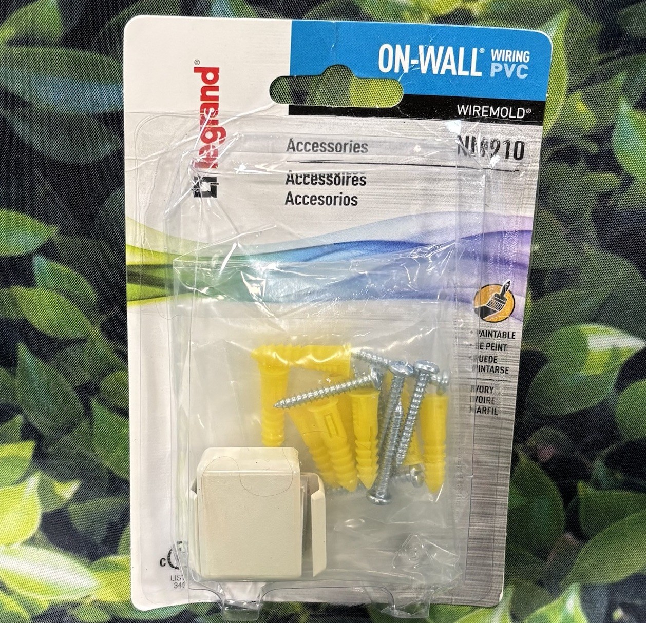 Legrand Nm910 Nonmetallic Plastic Raceway For Extending Power Accessory Pack Wit