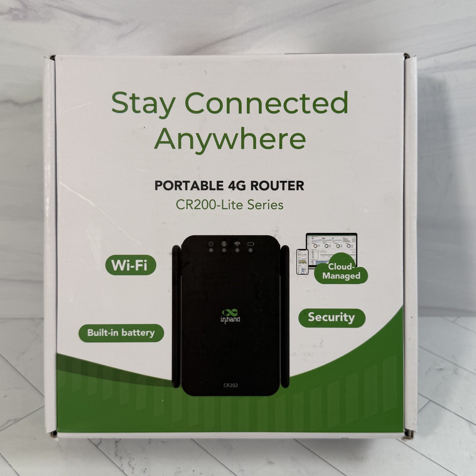 InHand CR202 Portable 4G LTE CAT6 Wifi Travel Router CR200 Series