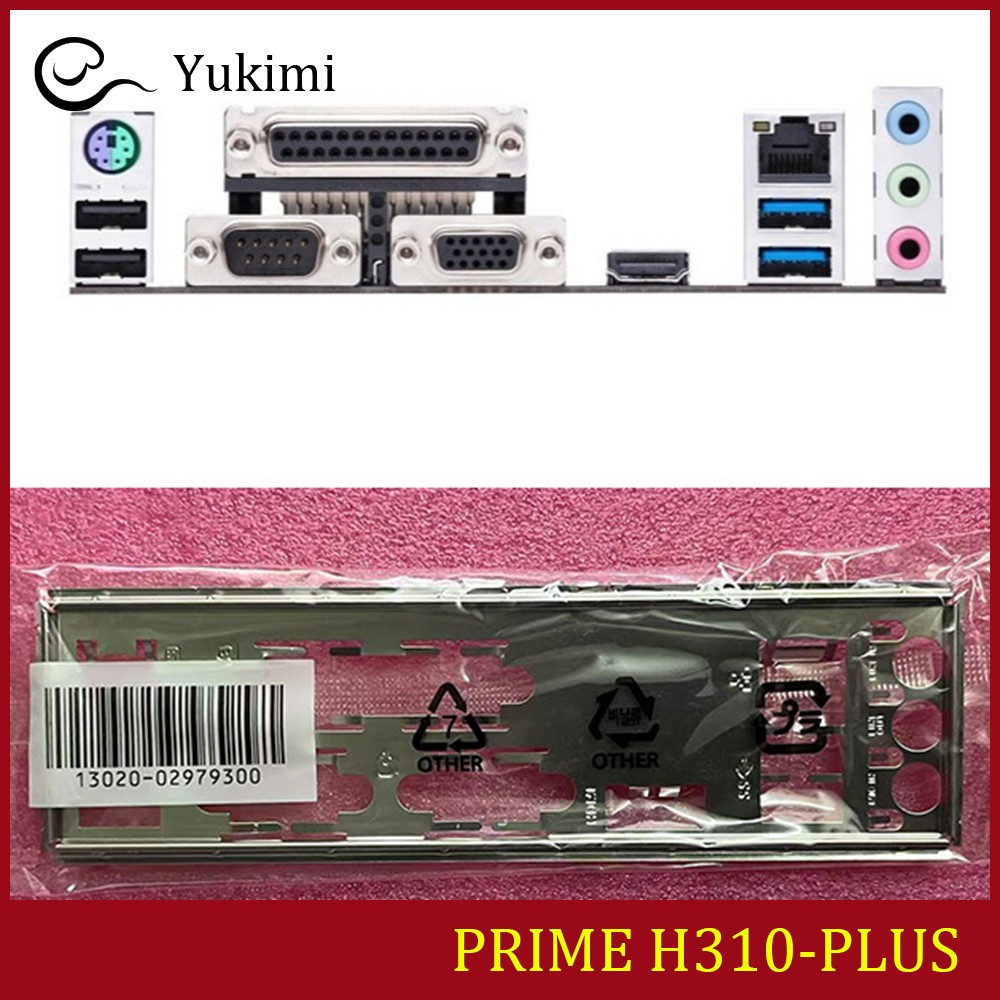 NEW FOR ASUS PRIME H310-PLUS PRIME H310-PLUS R2.0 Ｍotherboard Shield Backplate