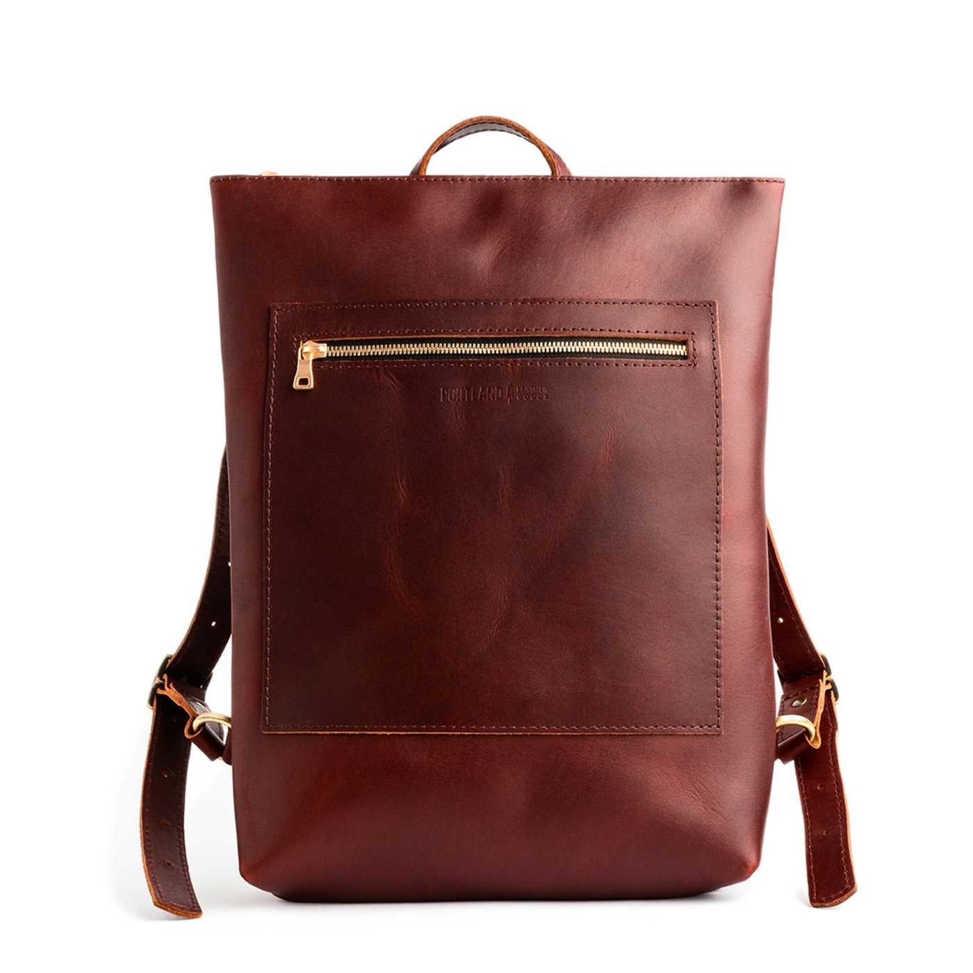 Portland Leather Goods Laptop Backpack Full Size and Color