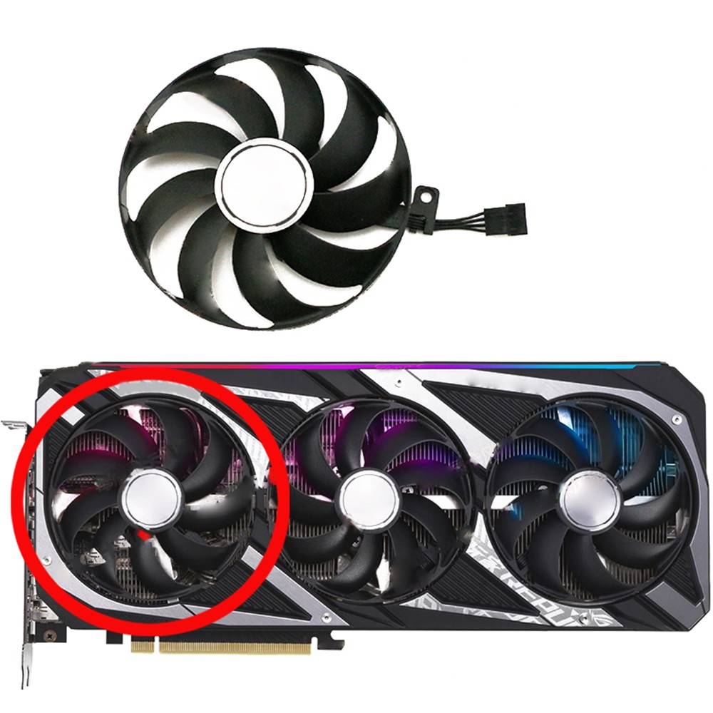CF9015H12S For ASUS RTX3060 3050 ROG STRIX Graphics Card Cooling Fan 90MM