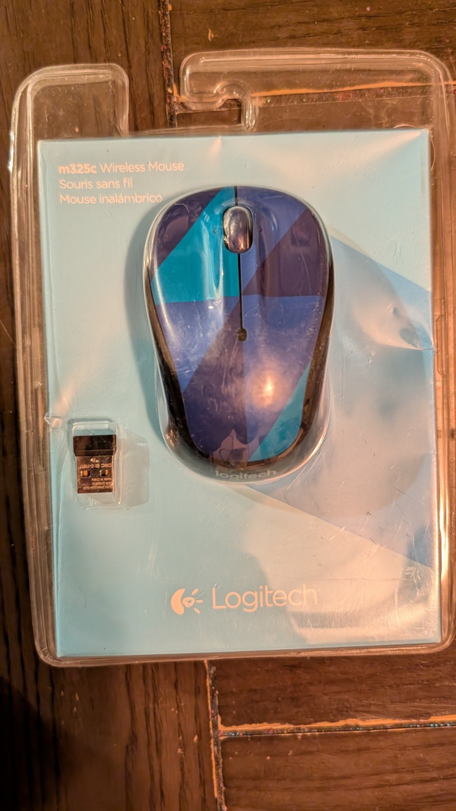 Logitech M325c Wireless Mouse - aurora pattern