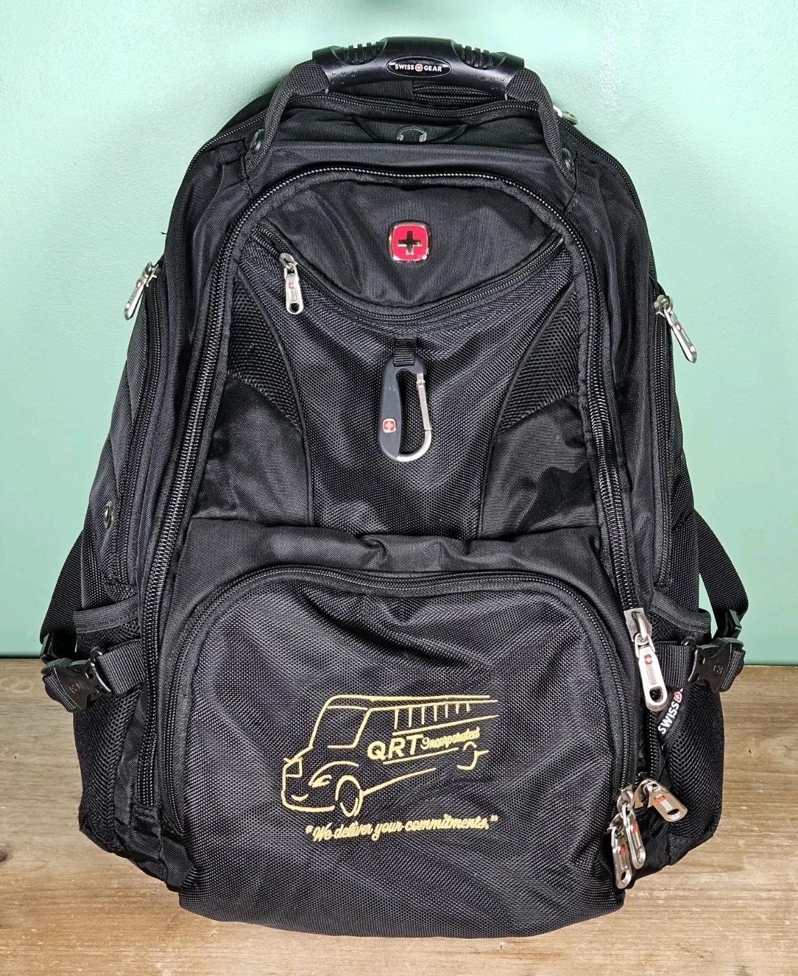 SWISSGEAR ScanSmart Airflow Black Laptop Backpack