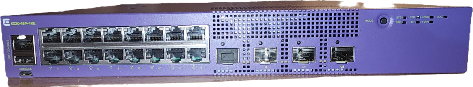 Extreme Networks 5320-16P-4XE 16-Port PoE+ Switch 4x10G SFP+ Premier License