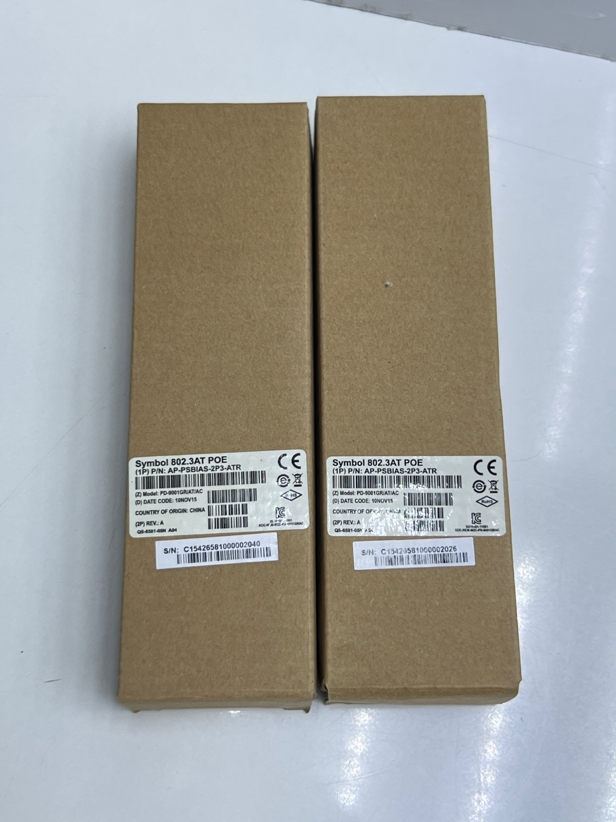 (Lot 2 Pcs) Symbol AP-PSBIAS-2P3-ATR (802.3AT POE)