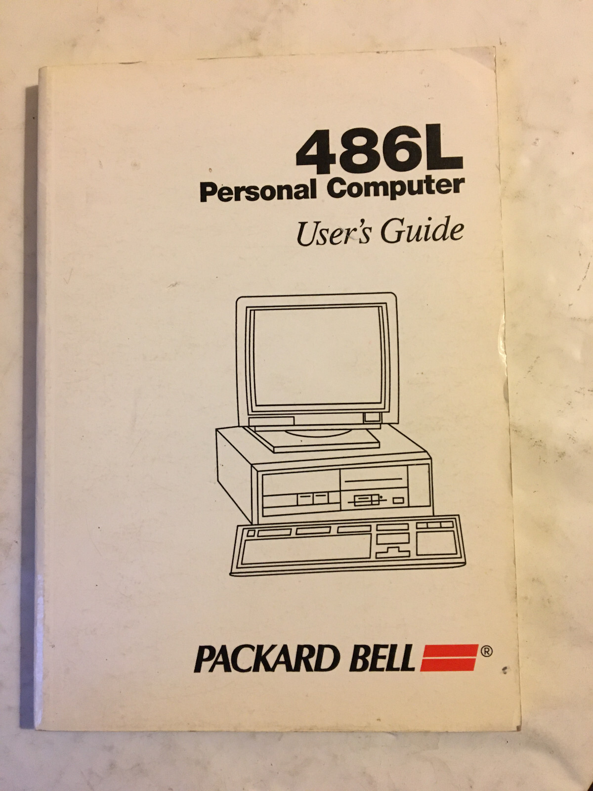 Packard Bell User's Guide Manual, 486L Personal Computer, 1993