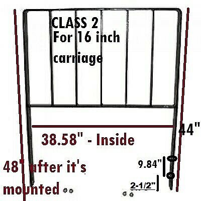 Forklift Load Back Rest 38.58" Class II 2 Attachment LBR 2 BOLTS Per SIDE *NEW*