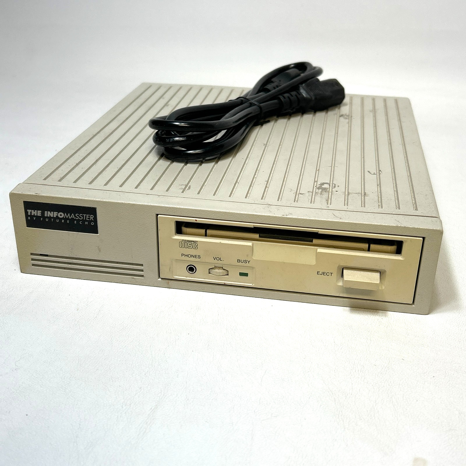 Future Echo Infomaster CDE600 External SCSI CD-ROM Drive VTG 1993 Mac Powers On