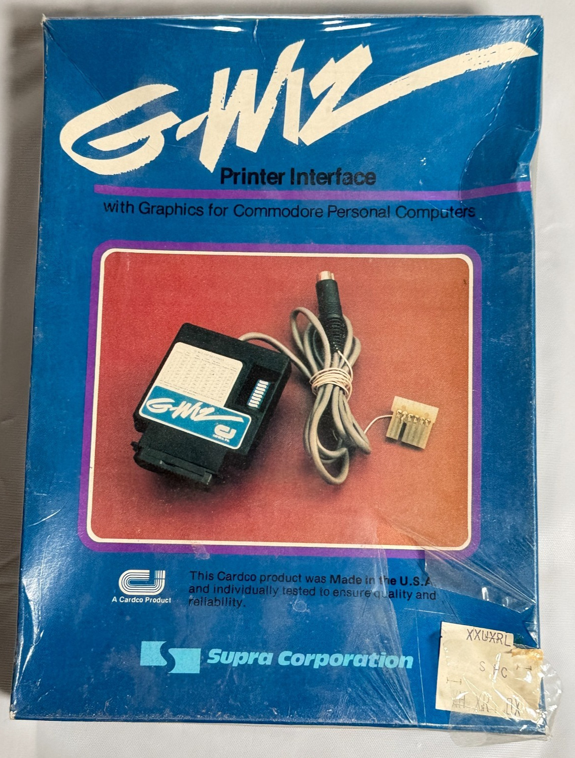 Supra Cardco G-Wiz Printer Interface Commodore 64 C64 Unopened Vintage NOS