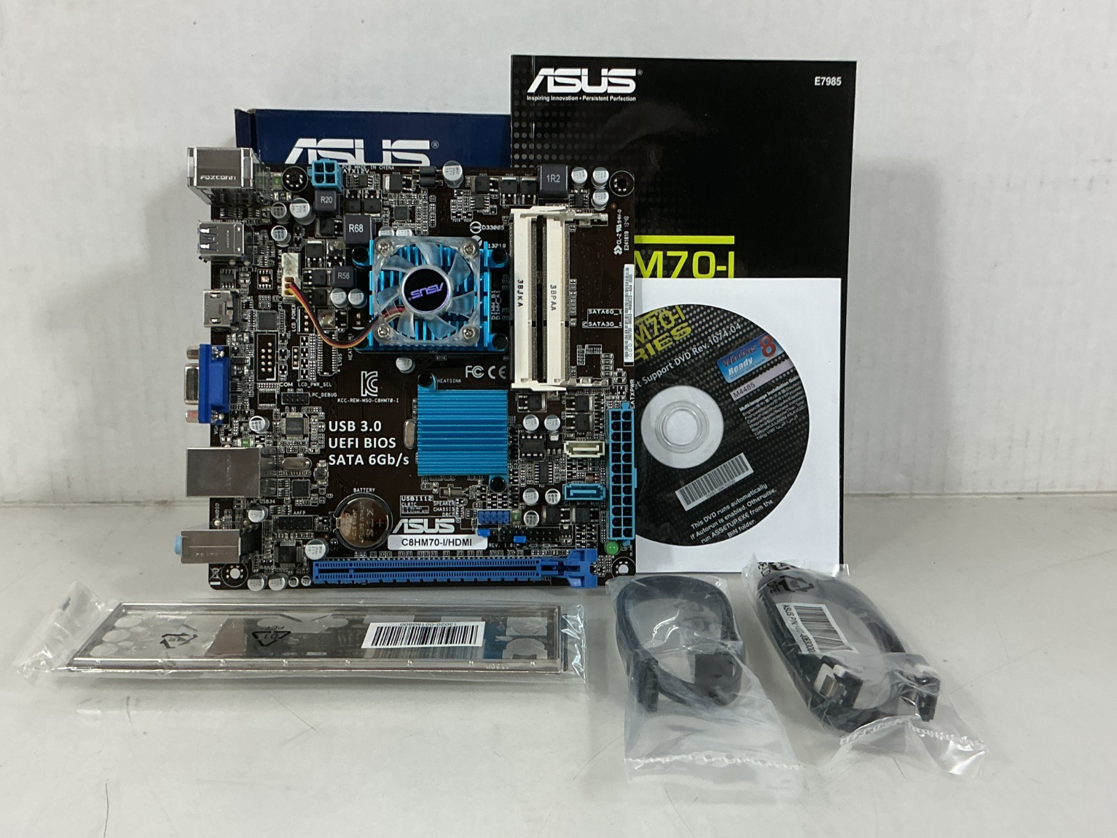ASUS C8HM70-I/HDMI Mini-ITX Motherboard Celeron 847 DDR3 - C8HM70-I/HDMI