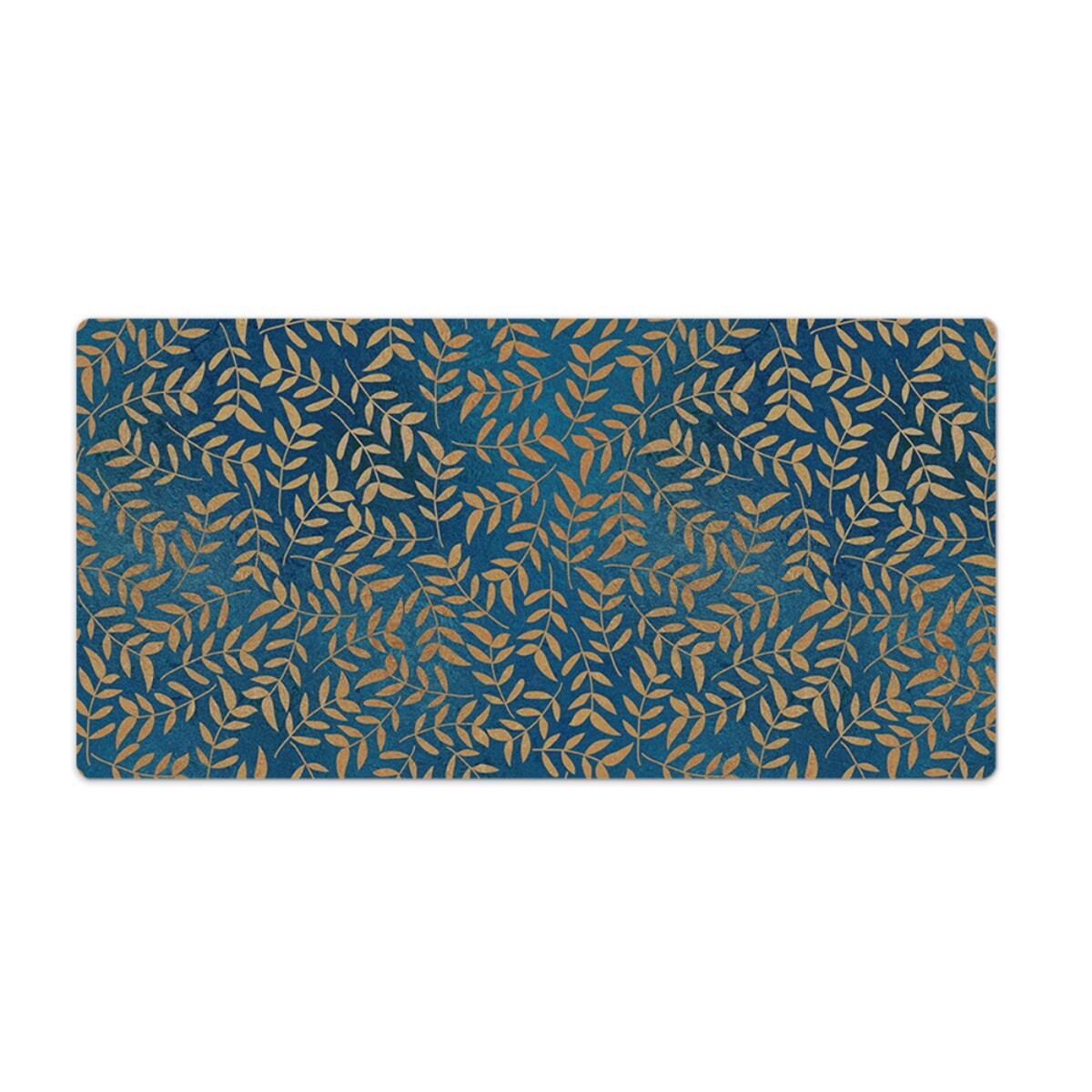 Decoration Mouse Pad Desk Mat for Home Office Golden leaves 90x45