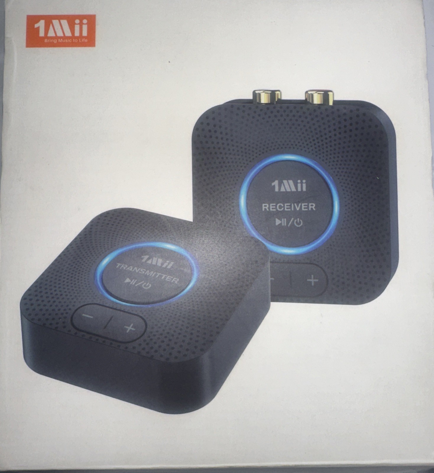 1Mii B06Set 2.4GHz Wireless Audio Transmitter Receiver Set 260Ft Long Range