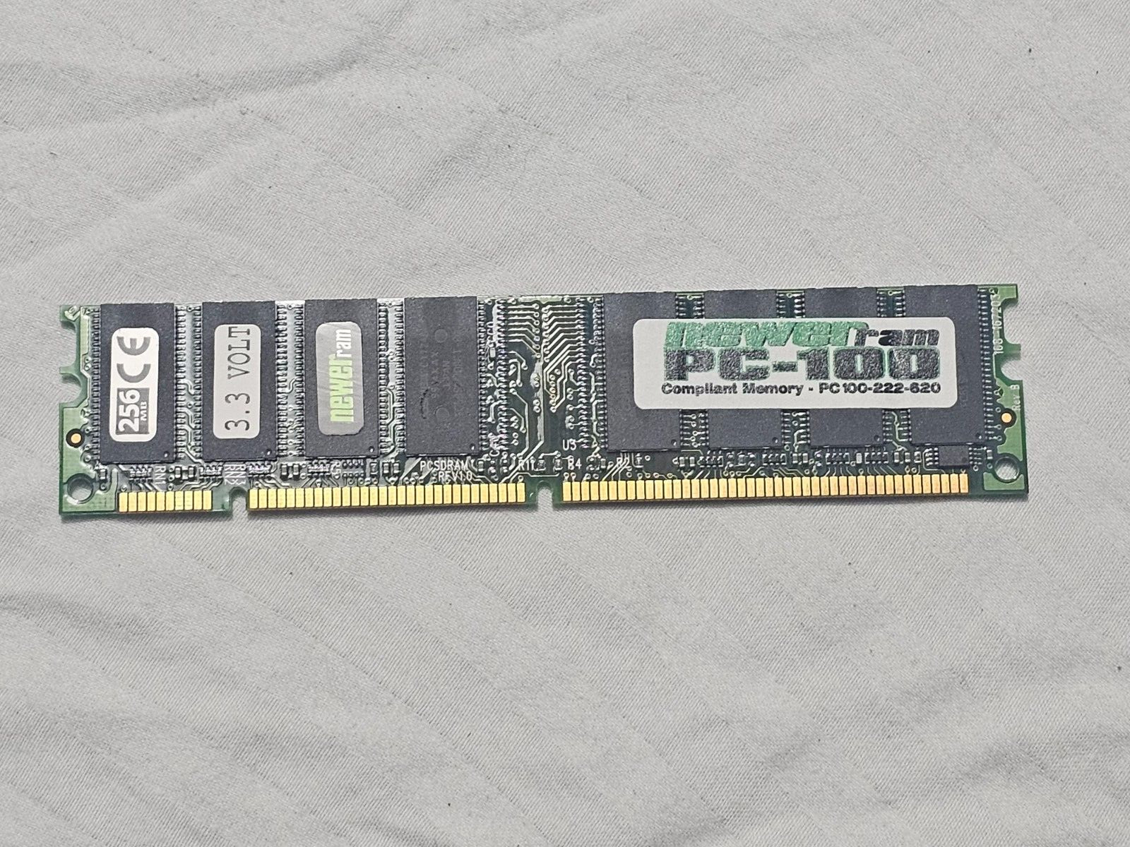 256MB PC100R 100MHz ECC Reg DIMM 168-pin) Memory PC-100-222-620