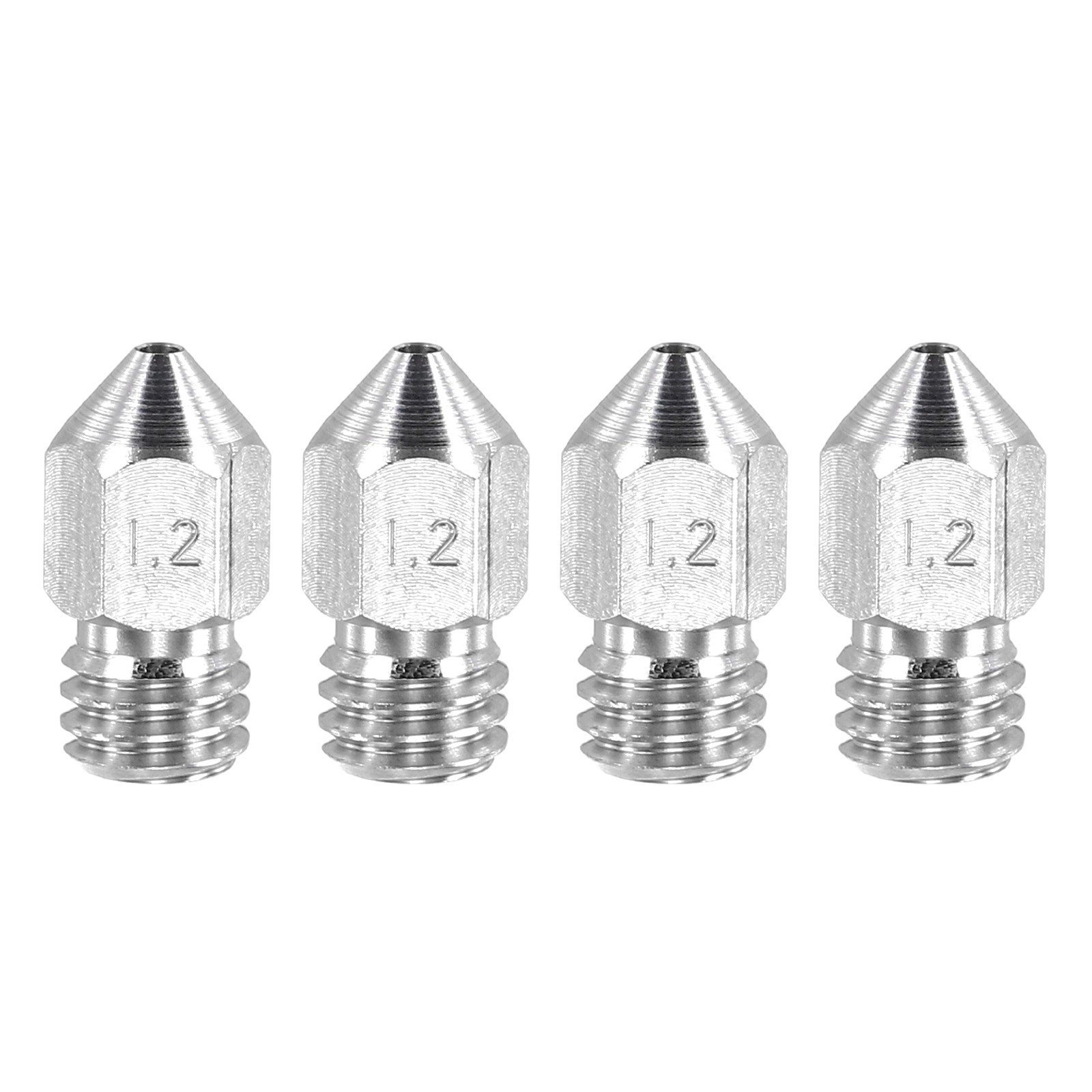 MK8 Nozzles 1.2mm 3D Printer Extruder Nozzle for 1.75mm Filament Pack of 4