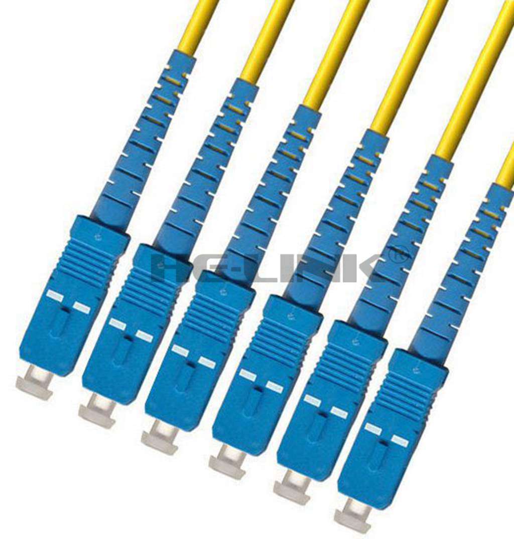 150M SC-SC Indoor Armored Singlemode 6 Strands Fiber Optic Cable